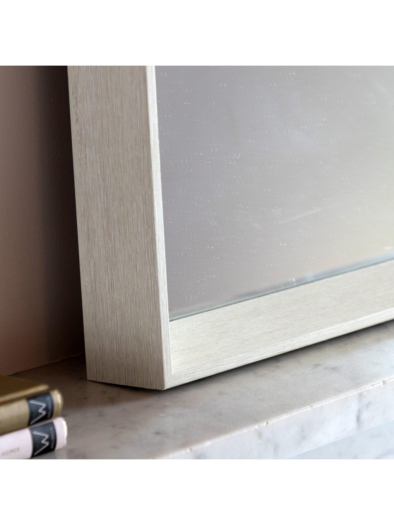 Image 3 of 4 of Gallery Direct Ashbury Rectangle Mirror White 800x60x600mm