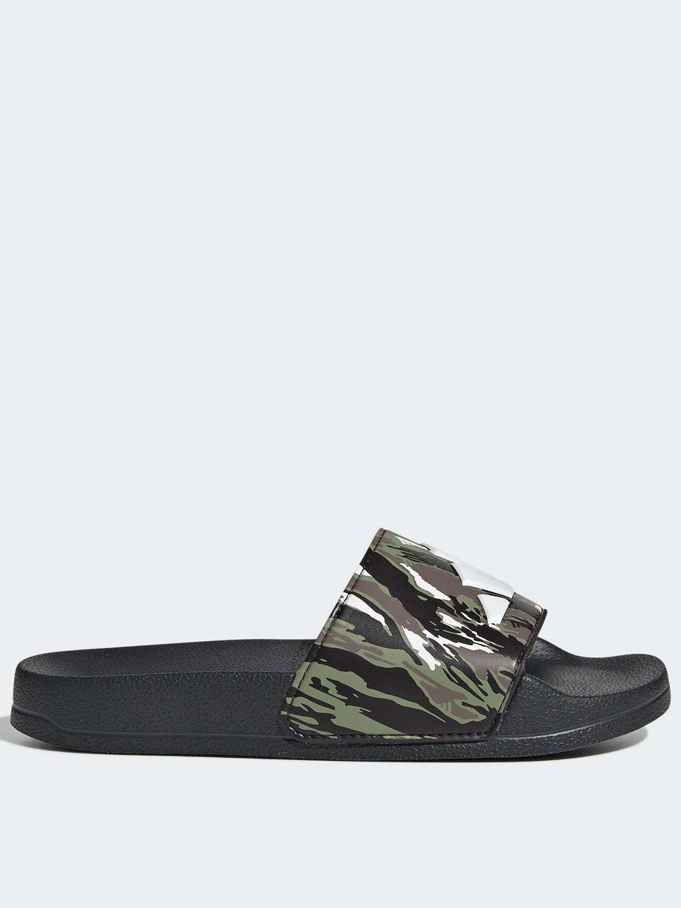 adidas Sportswear Kids Unisex Adilette Slider - Black/ Camo