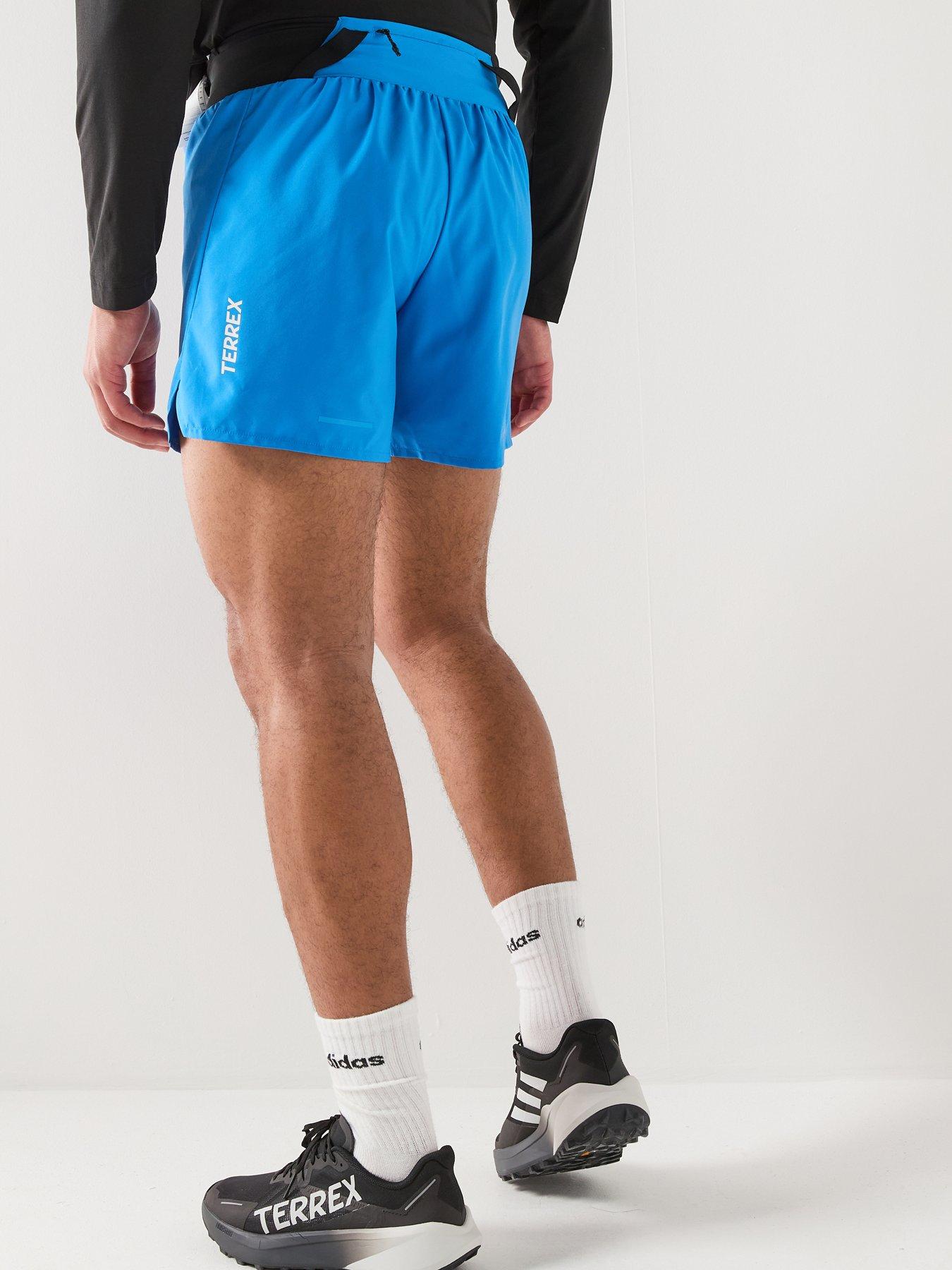 adidas Terrex Mens Trail Running Xpr 7Inch Shorts - Blue