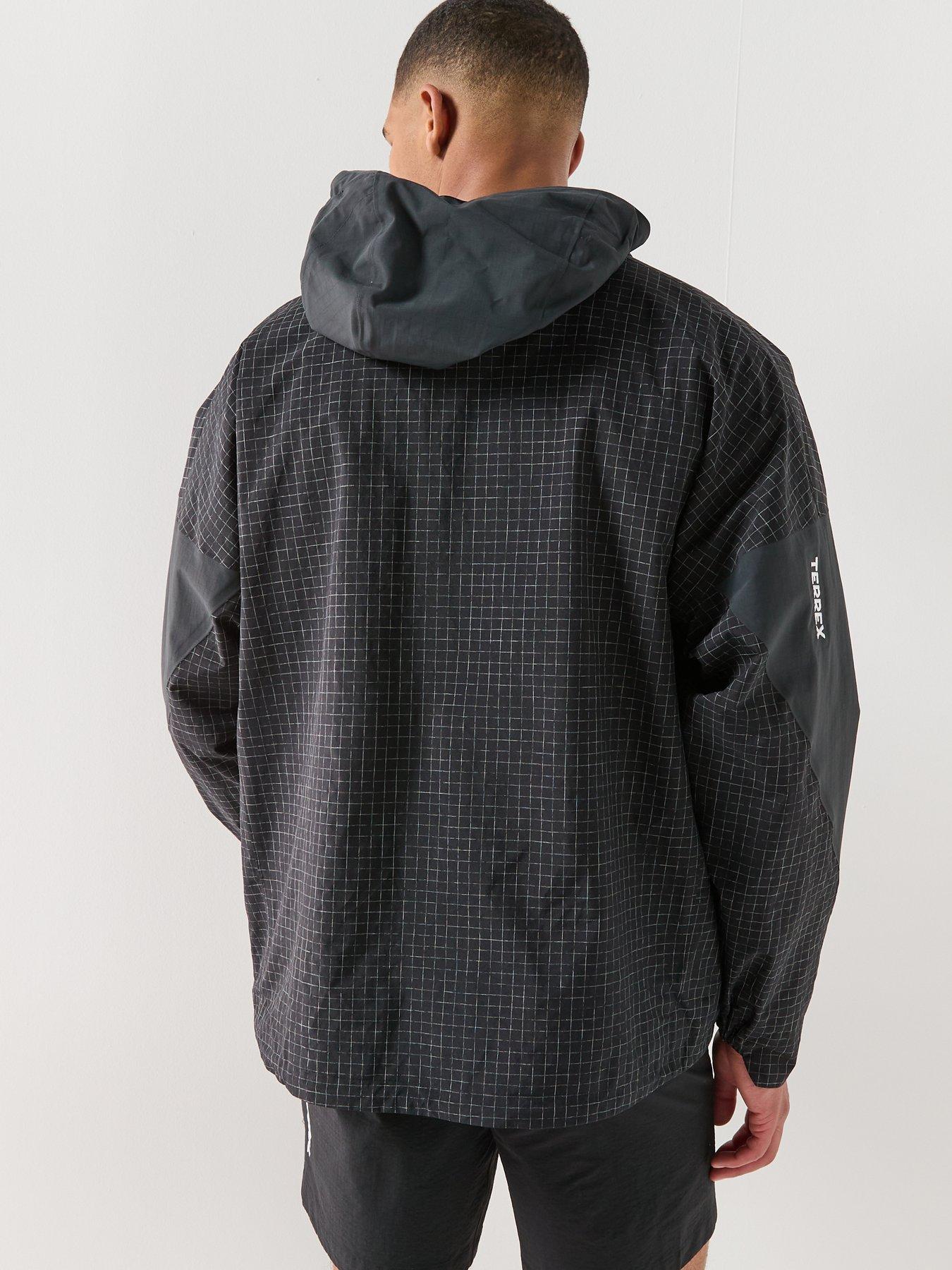 Image 2 of 6 of adidas Terrex Mens Xpl 2 Layer Rain Jacket - Black