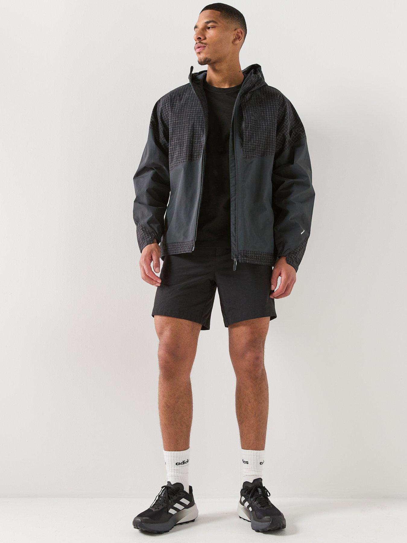 Image 3 of 6 of adidas Terrex Mens Xpl 2 Layer Rain Jacket - Black