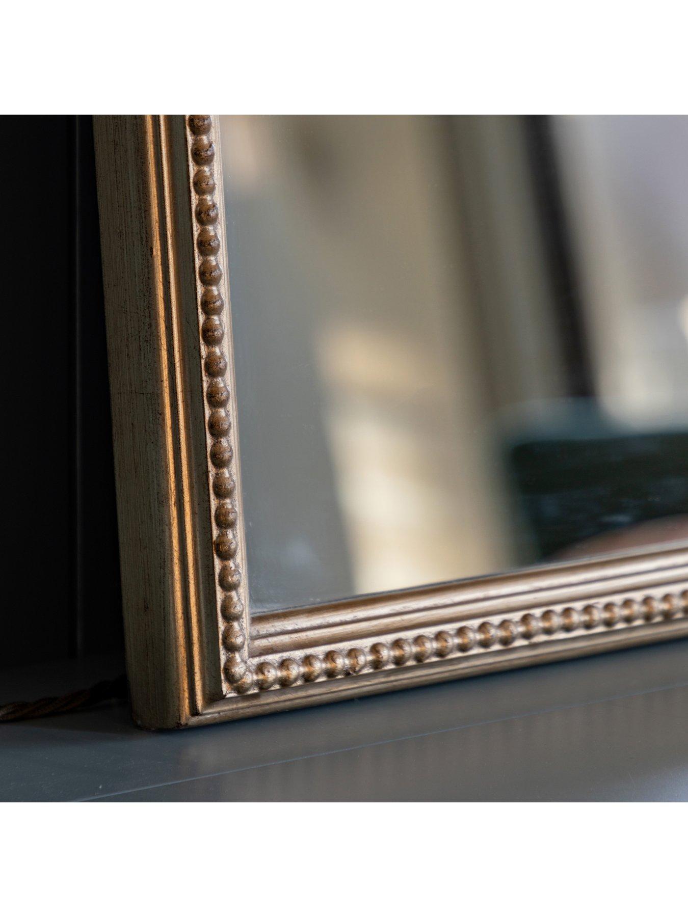 Image 4 of 4 of Gallery Direct Florentine Overmantle Mrror Champgne 850x42x1100mm