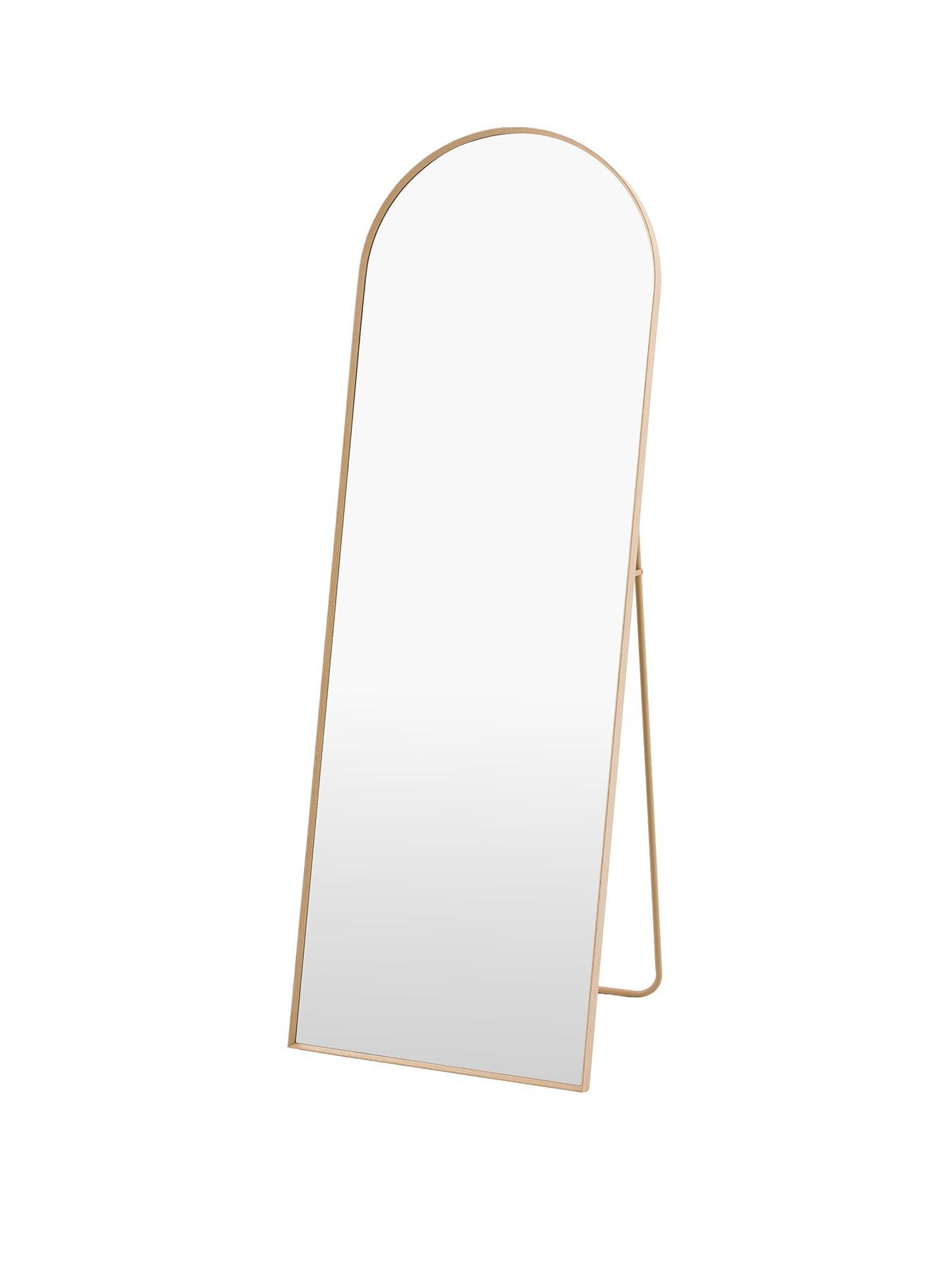 stillFront image of gallery-direct-holworth-cheval-mirror-oak-500x35x1500mm