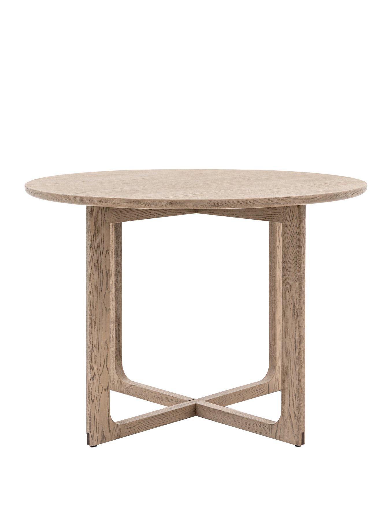  image of gallery-direct-craft-round-dining-table-smoked