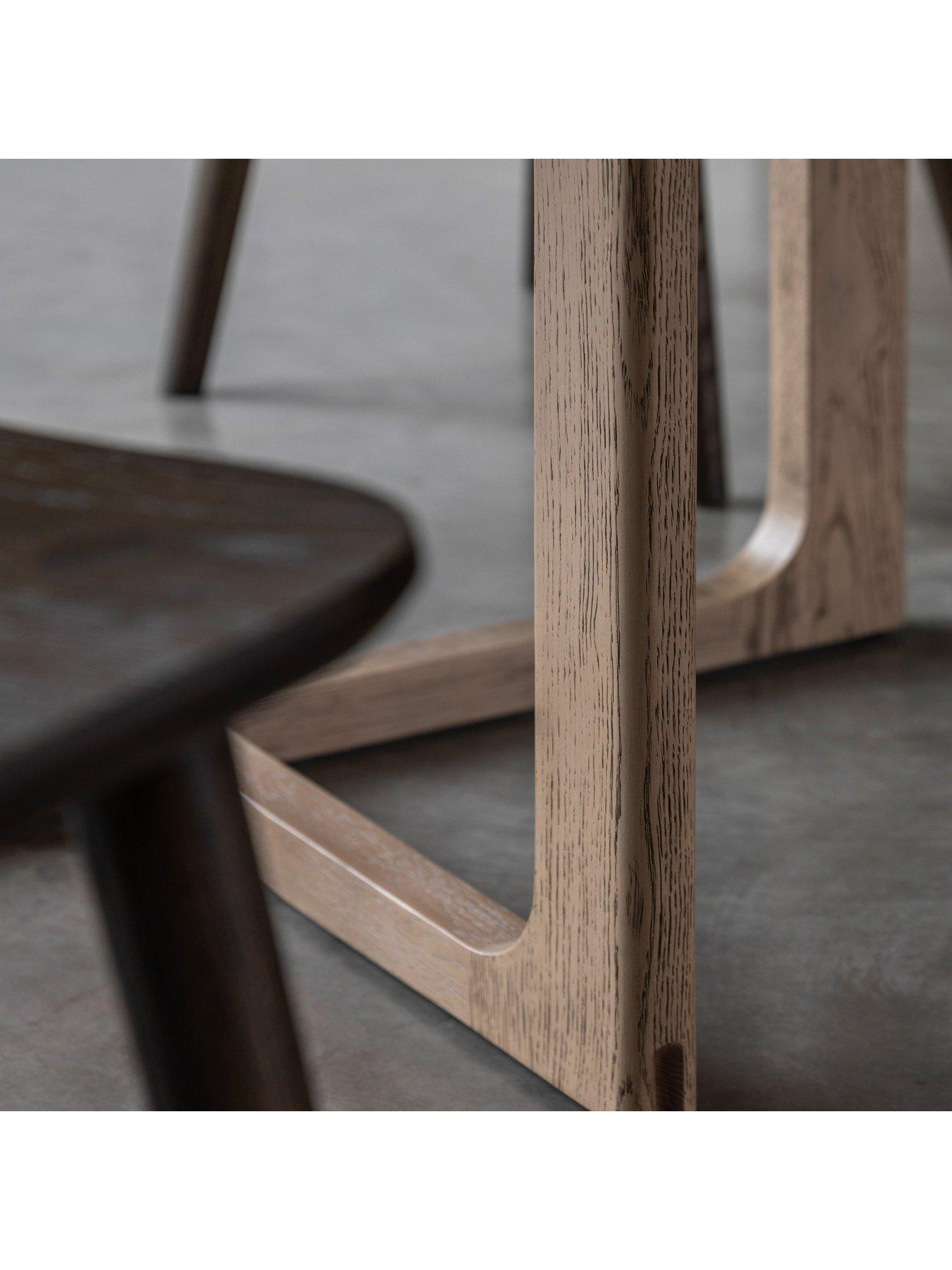  image of gallery-direct-craft-round-dining-table-smoked