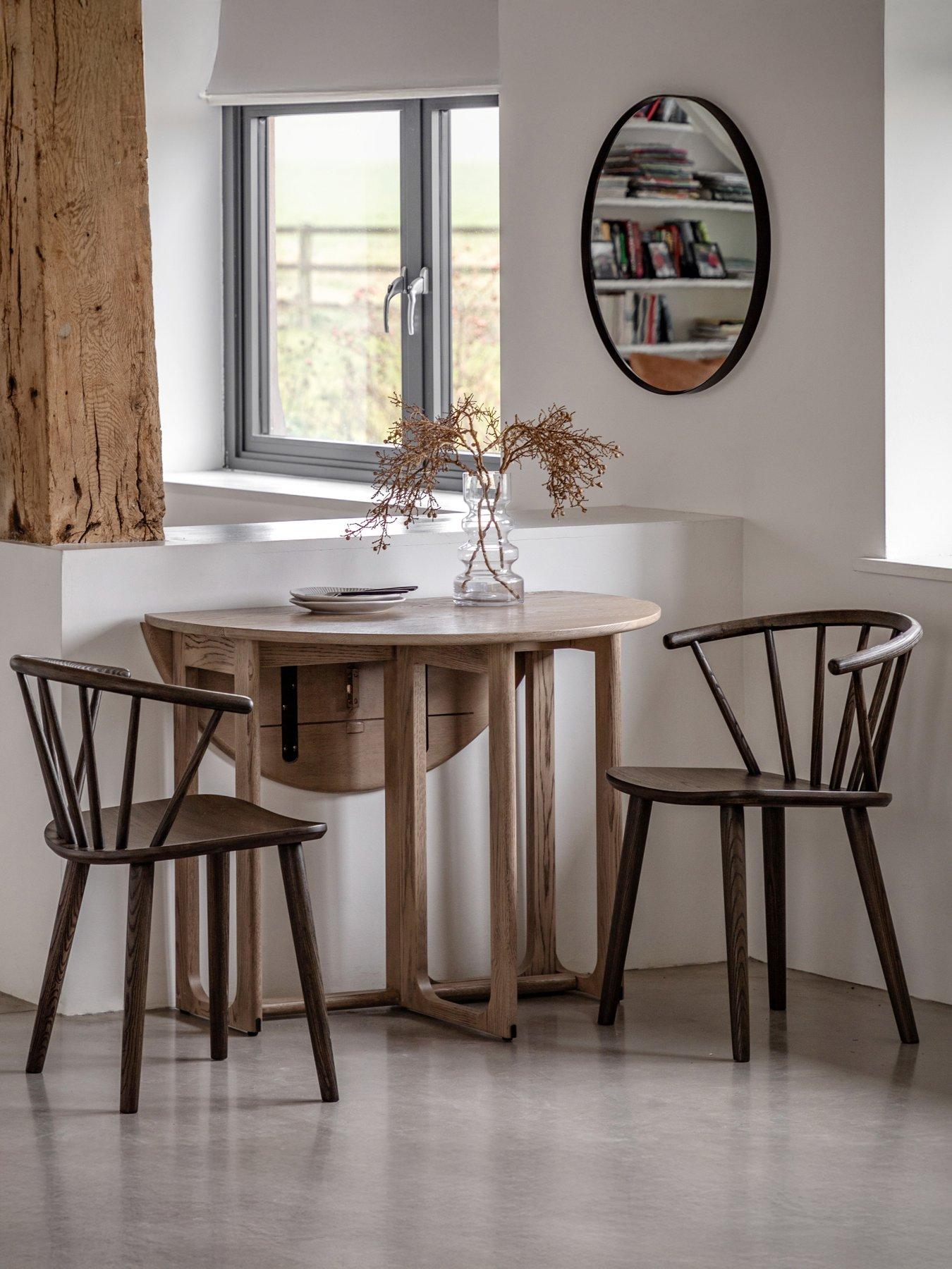 Image 1 of 4 of Gallery Direct Craft Folding Dining Table Smoked