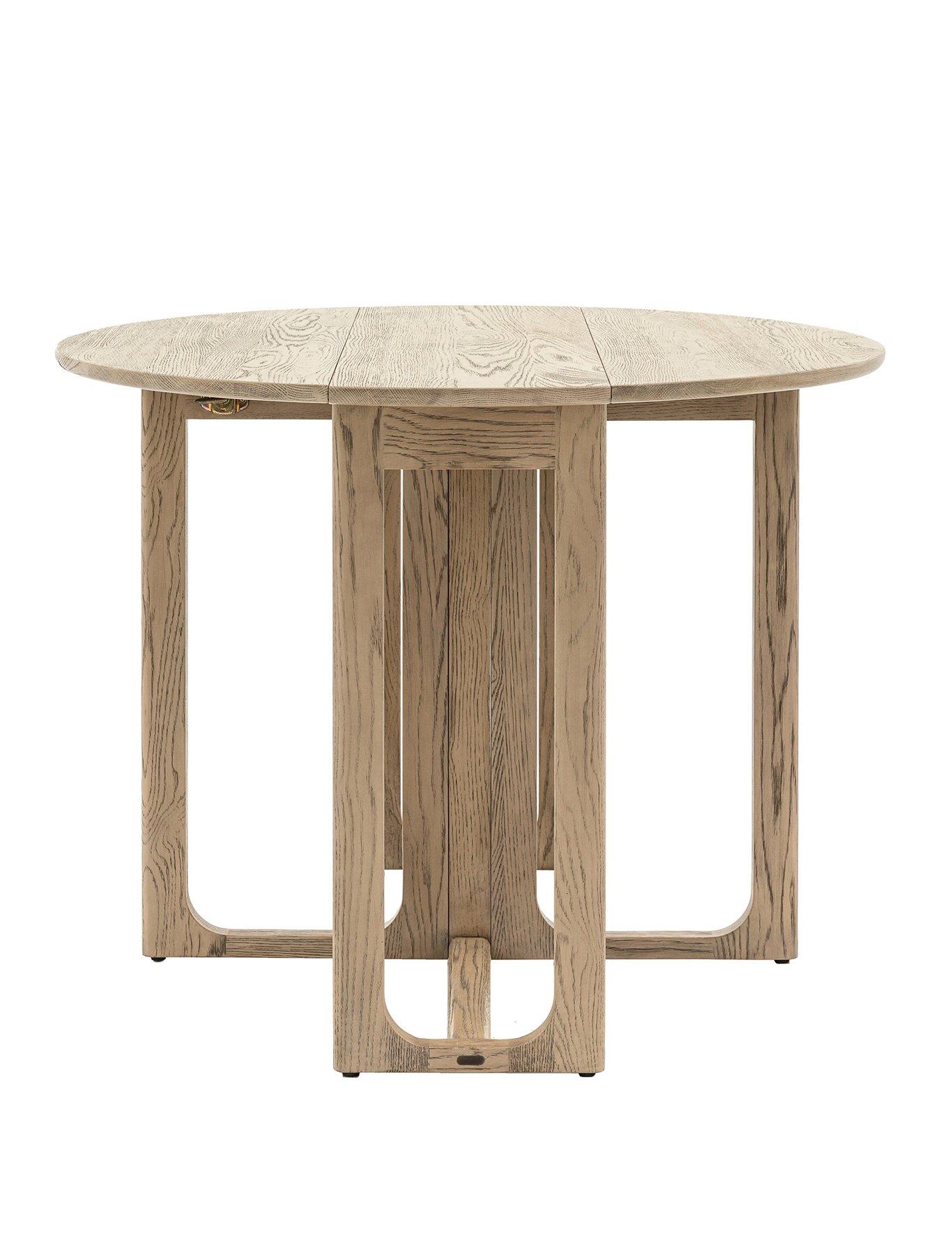 Image 2 of 4 of Gallery Direct Craft Folding Dining Table Smoked