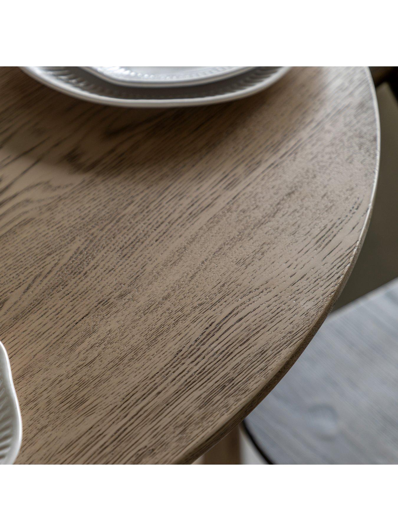 Image 3 of 4 of Gallery Direct Craft Folding Dining Table Smoked