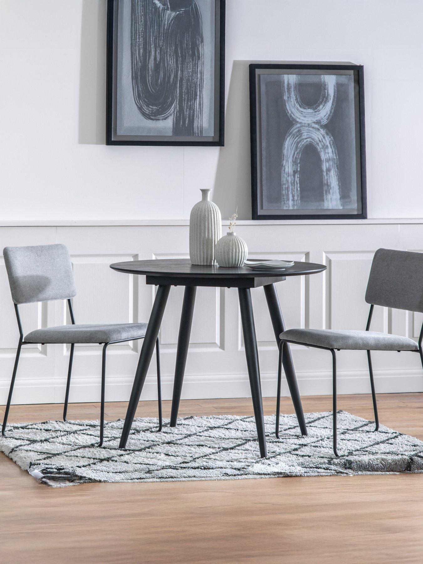 Image 1 of 4 of Gallery Direct Astley Round Dining Table Black