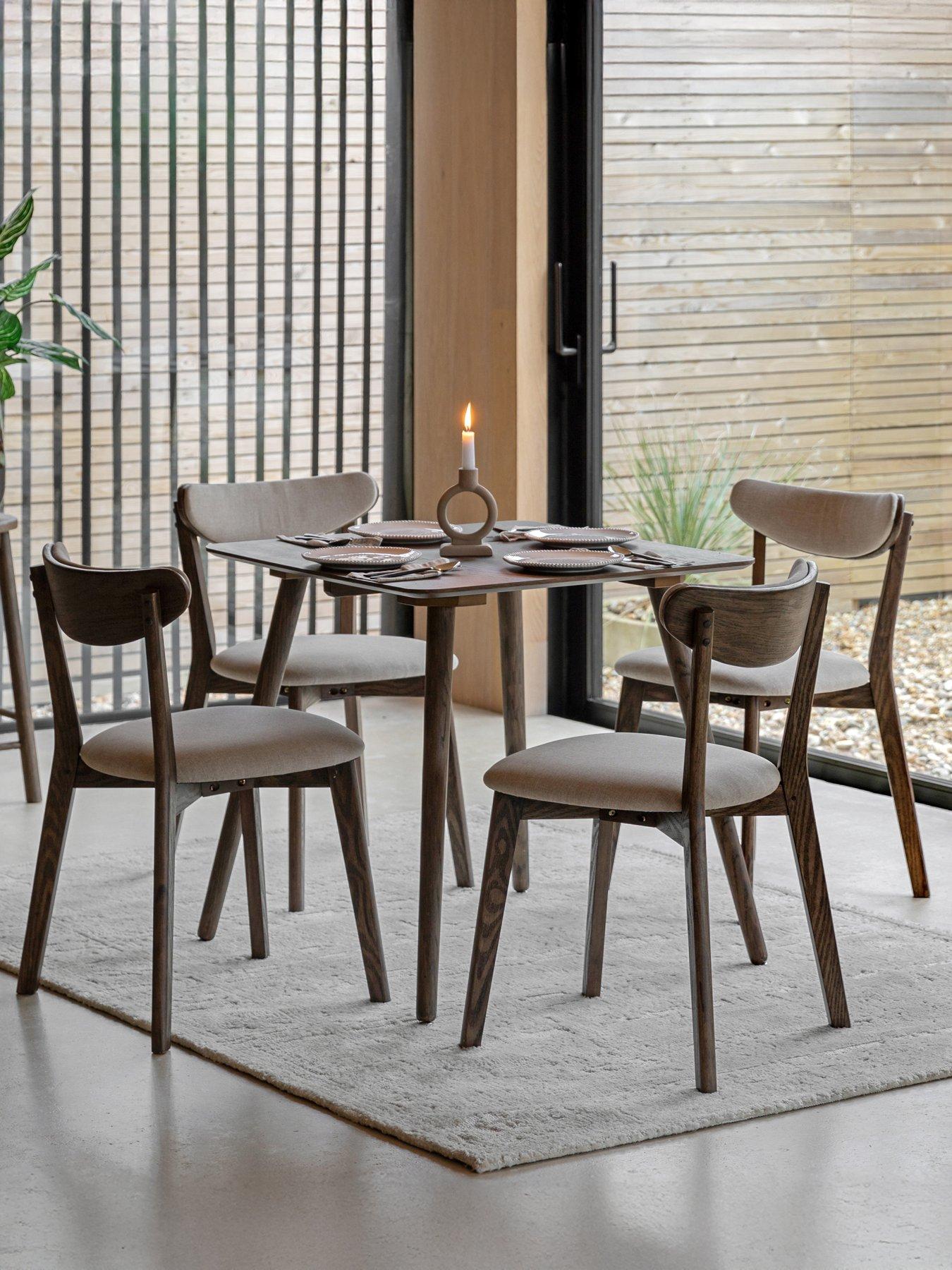 Image 1 of 6 of Gallery Direct Hatfield Square Dining Table Smoked