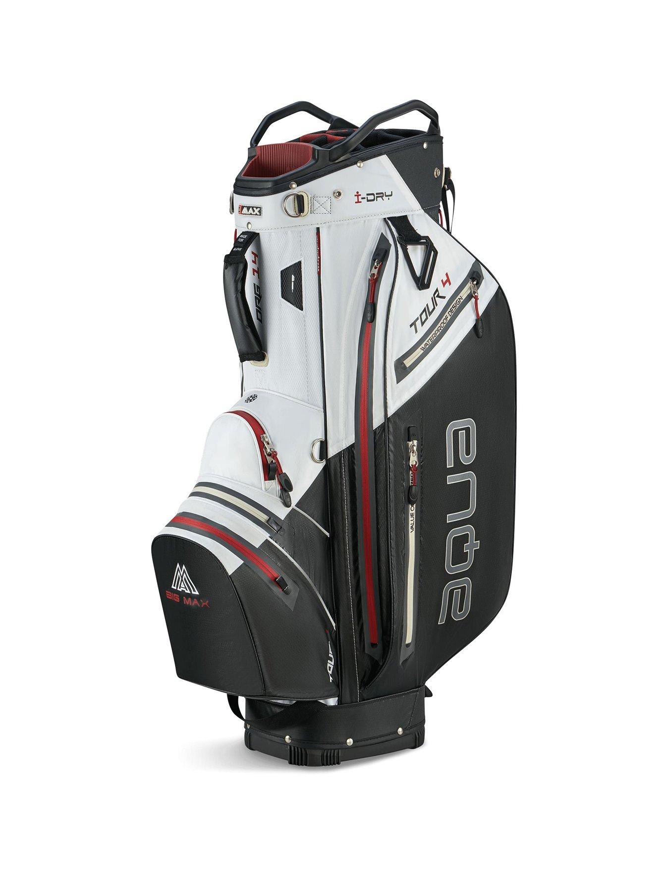 Big Max Aqua Tour 4 Golf cart bag white black merlot