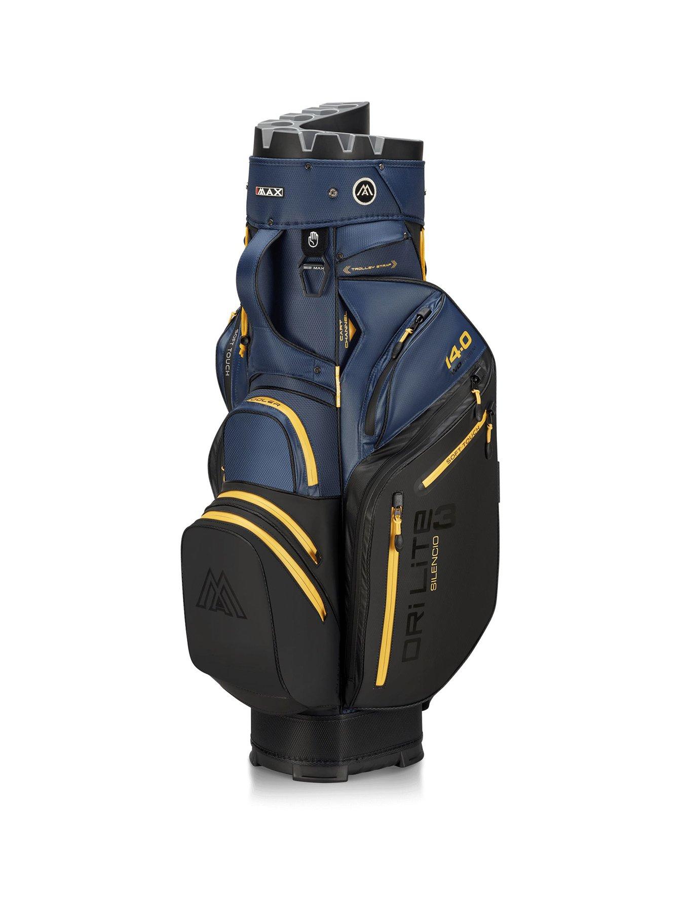  image of big-max-dri-lite-silencio-3-golf-bag-black-navy-corn
