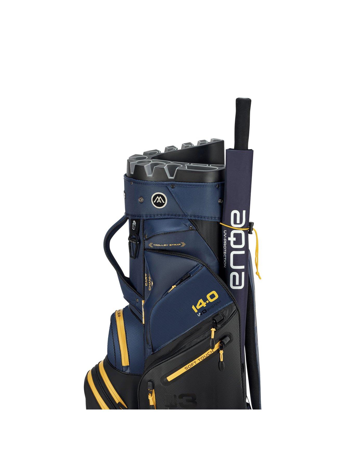  image of big-max-dri-lite-silencio-3-golf-bag-black-navy-corn