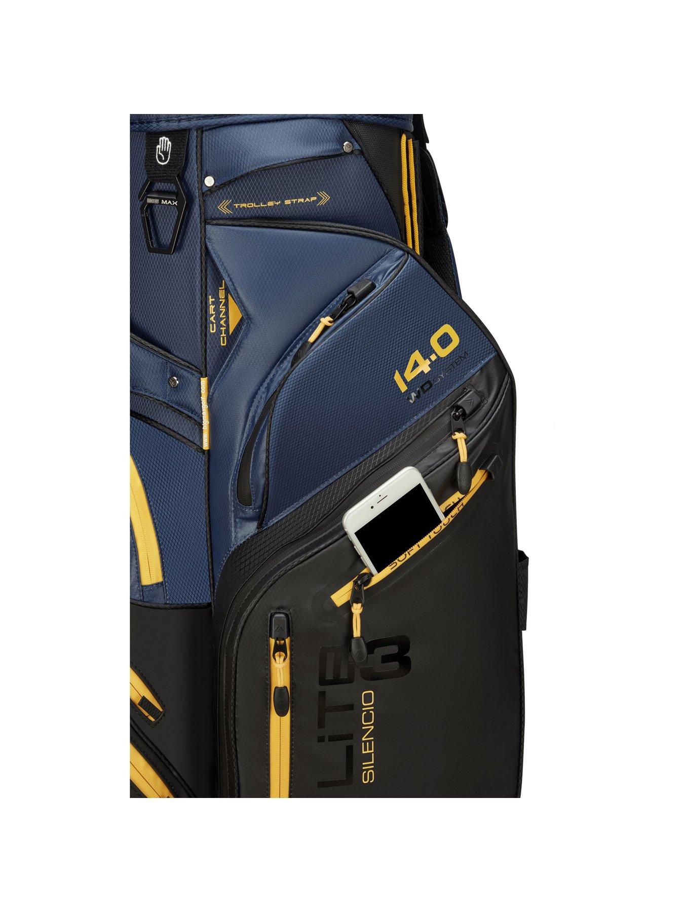  image of big-max-dri-lite-silencio-3-golf-bag-black-navy-corn