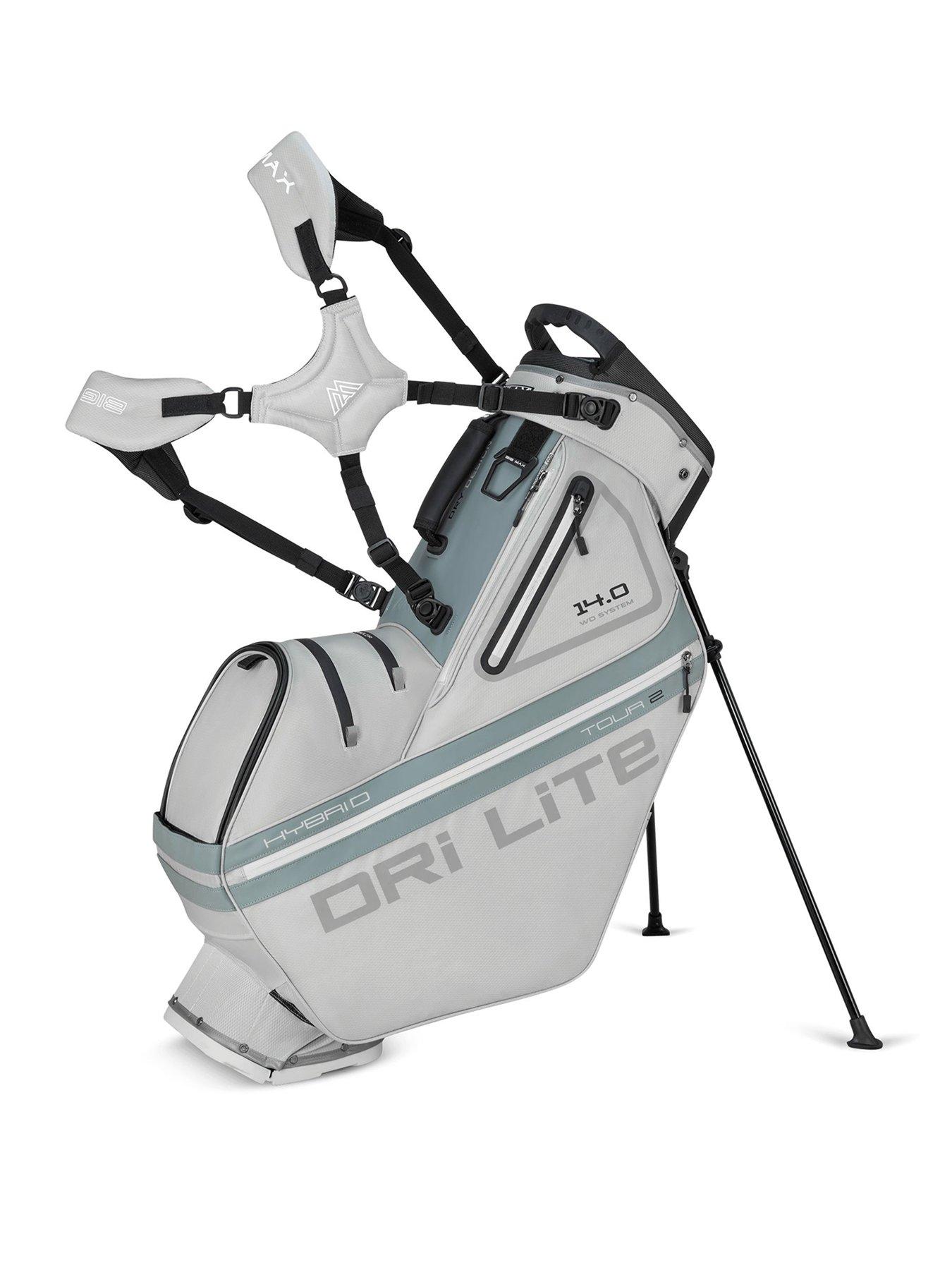 Big Max Dri Lite Hybrid tour 2 golf bag silver grey