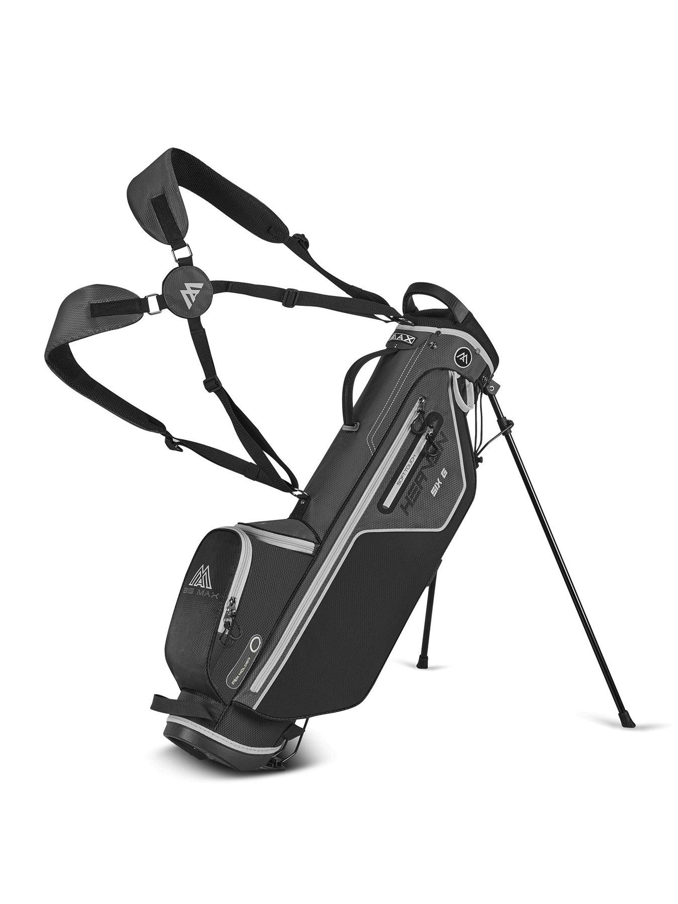 Big Max Heaven six G 6.5" stand golf bag charcoal black white