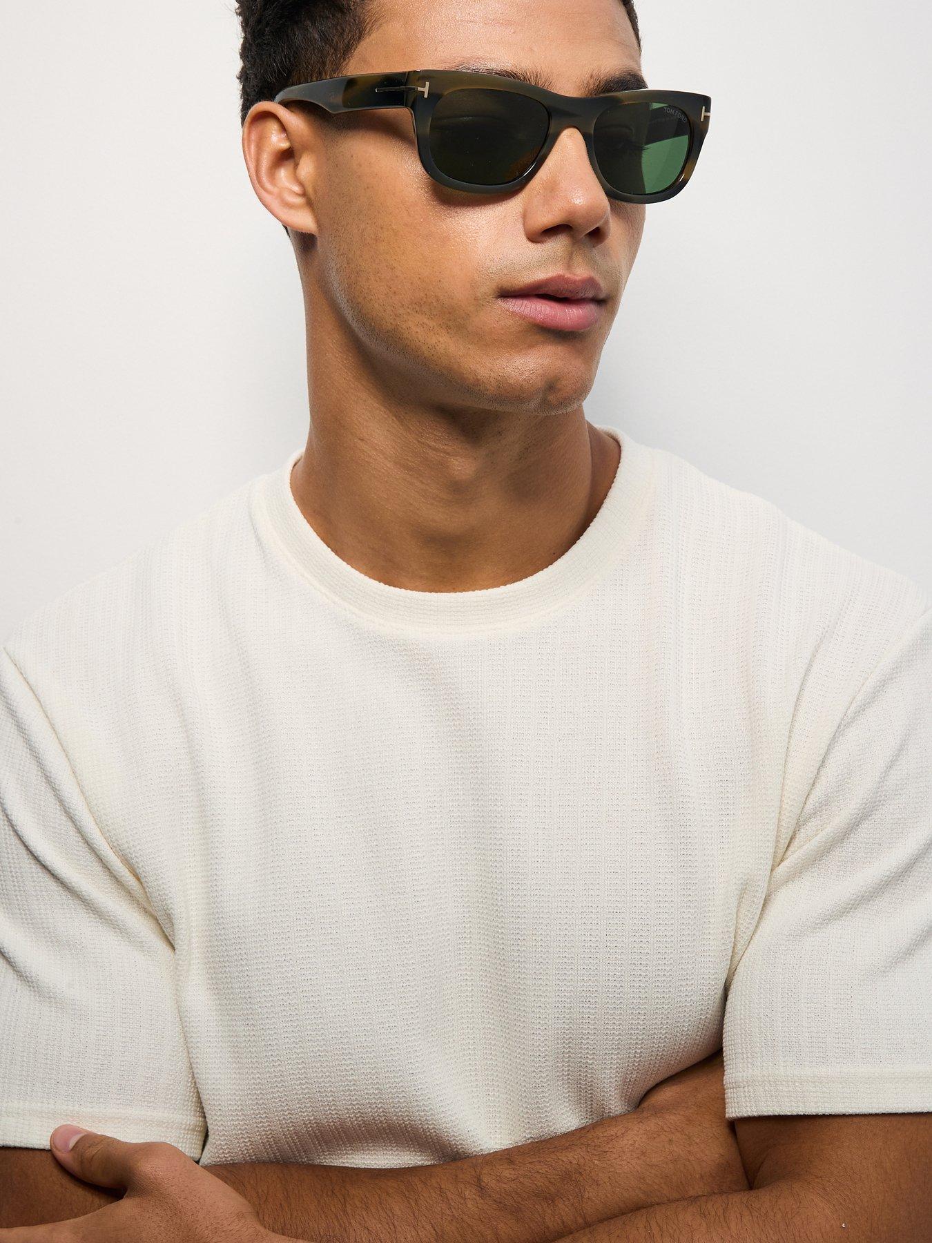  image of tom-ford-marshall-rectangular-sunglasses