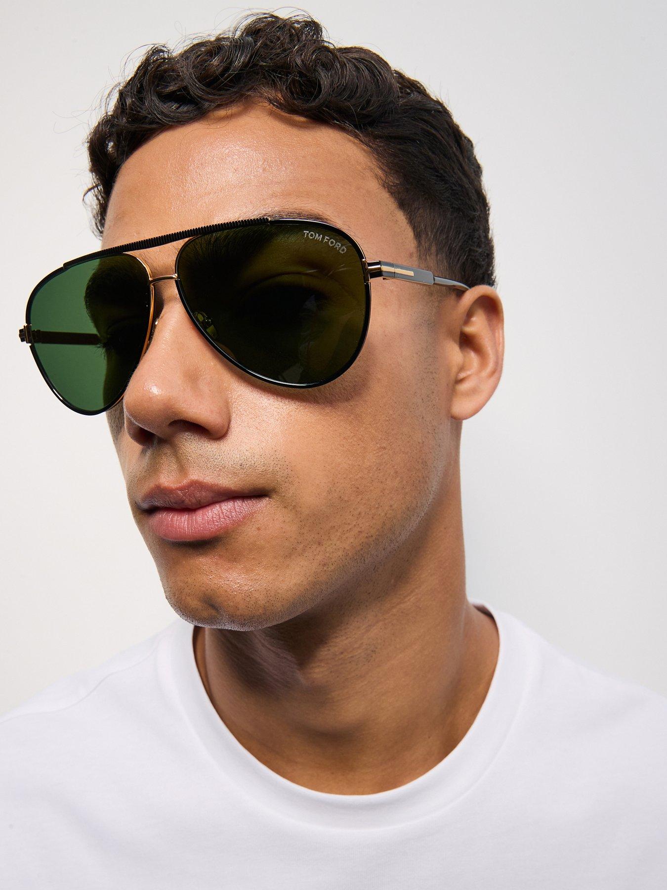 Image 1 of 7 of Tom Ford Rupert Aviator Sunglasses