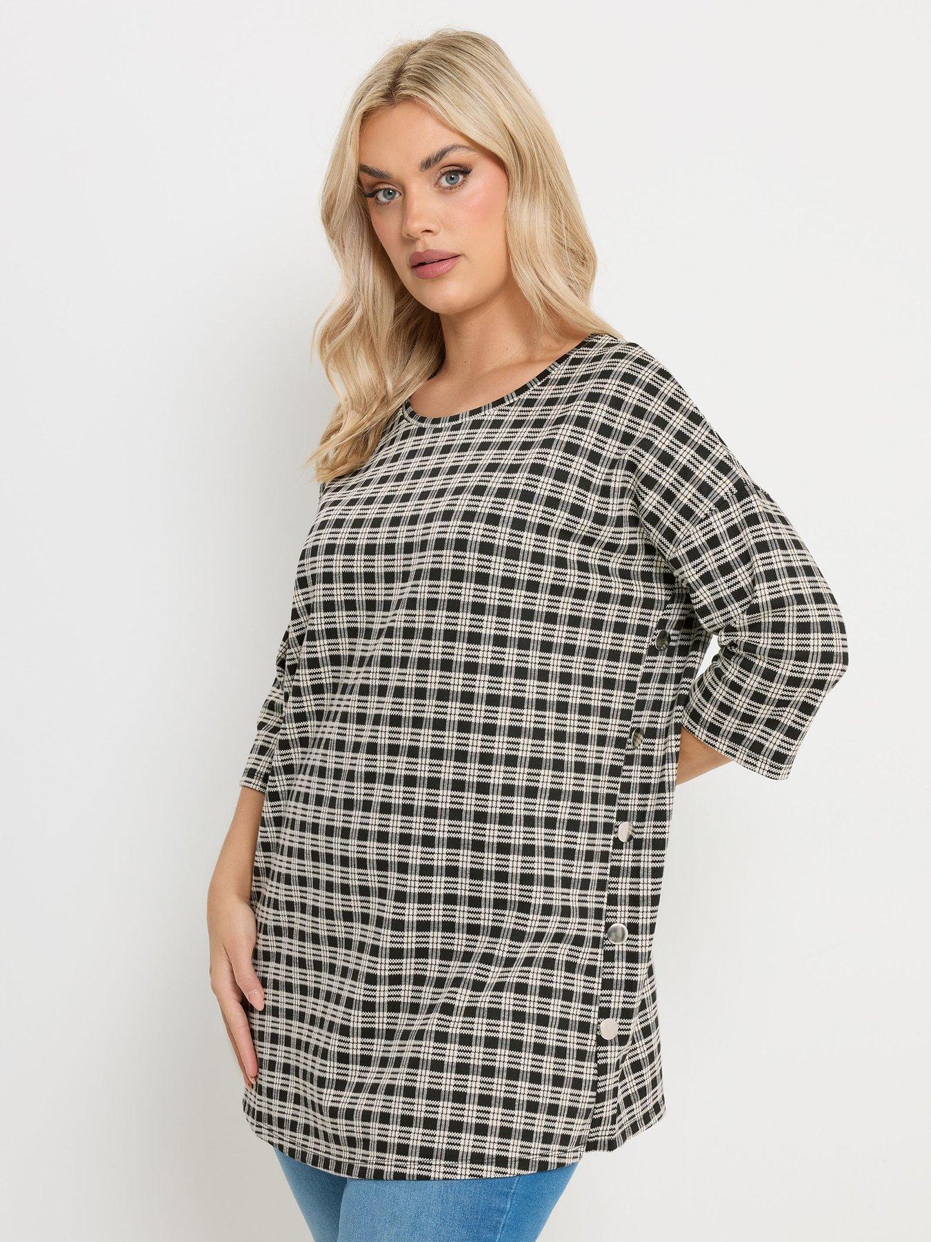  image of yours-curve-check-side-button-detail-top-black