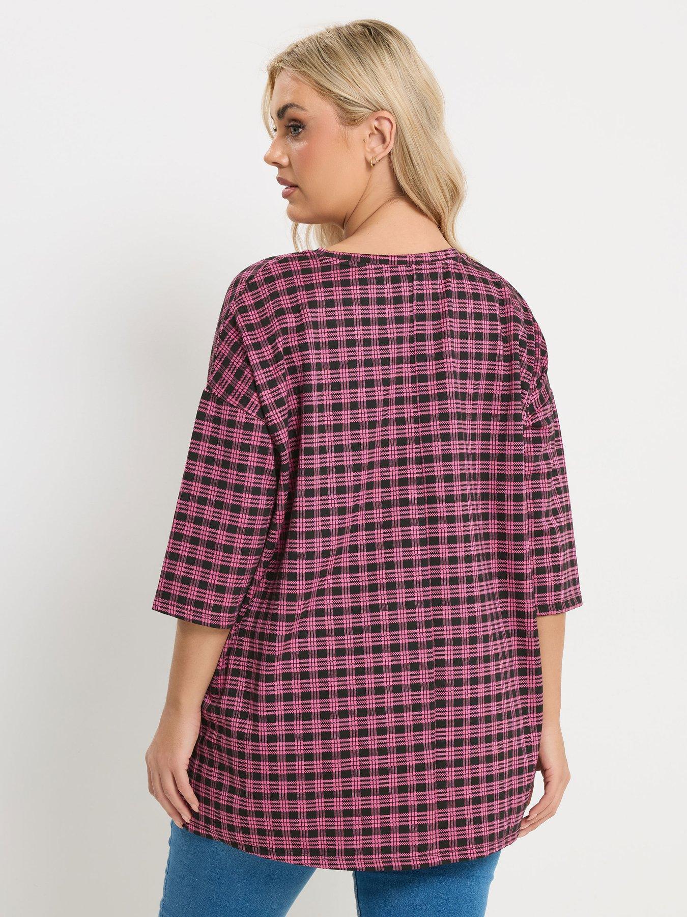  image of yours-curve-check-side-button-detail-top-pink