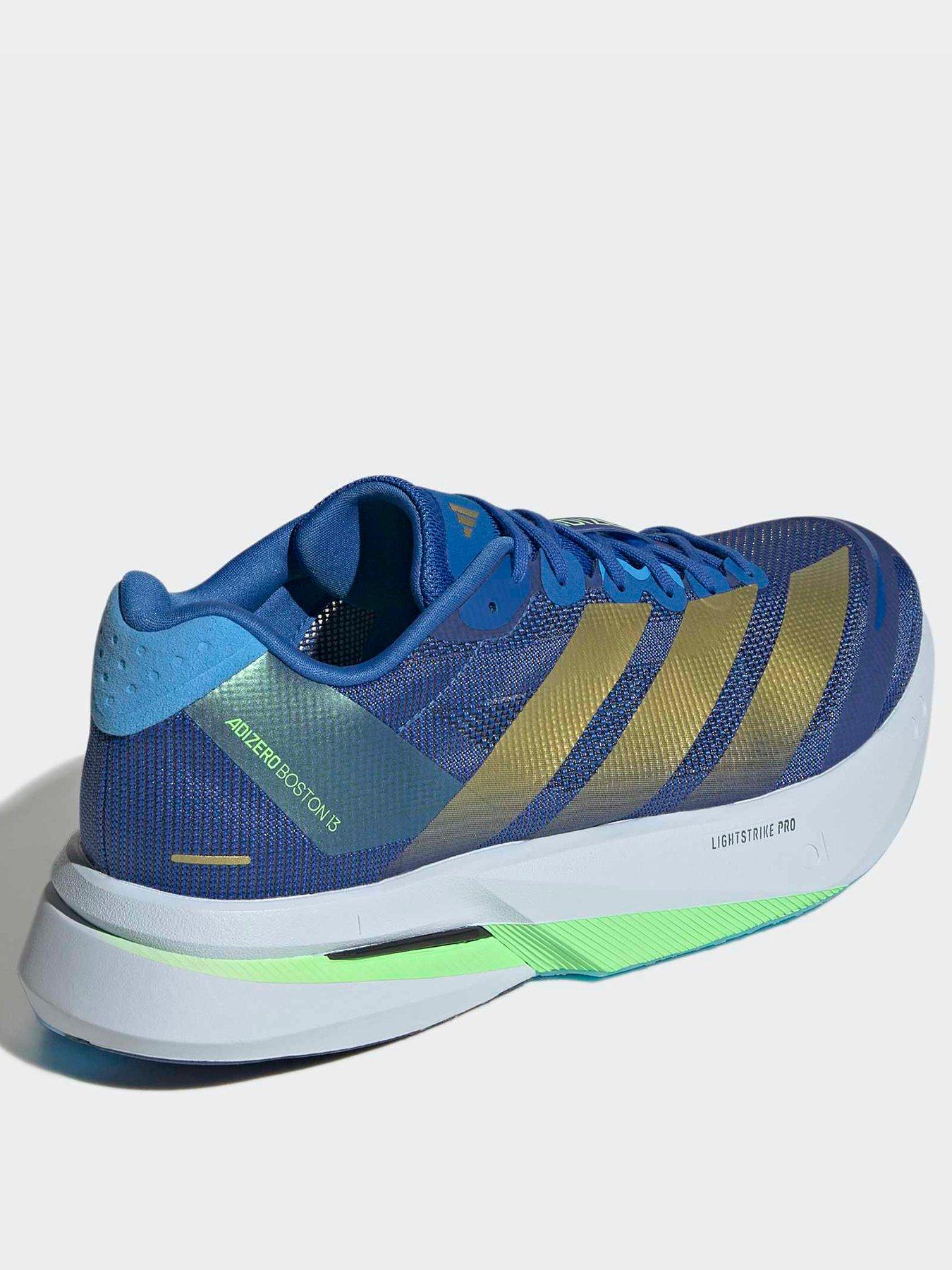 adidas Mens Running Adizero Boston 13 Trainers - Blue | Littlewoods