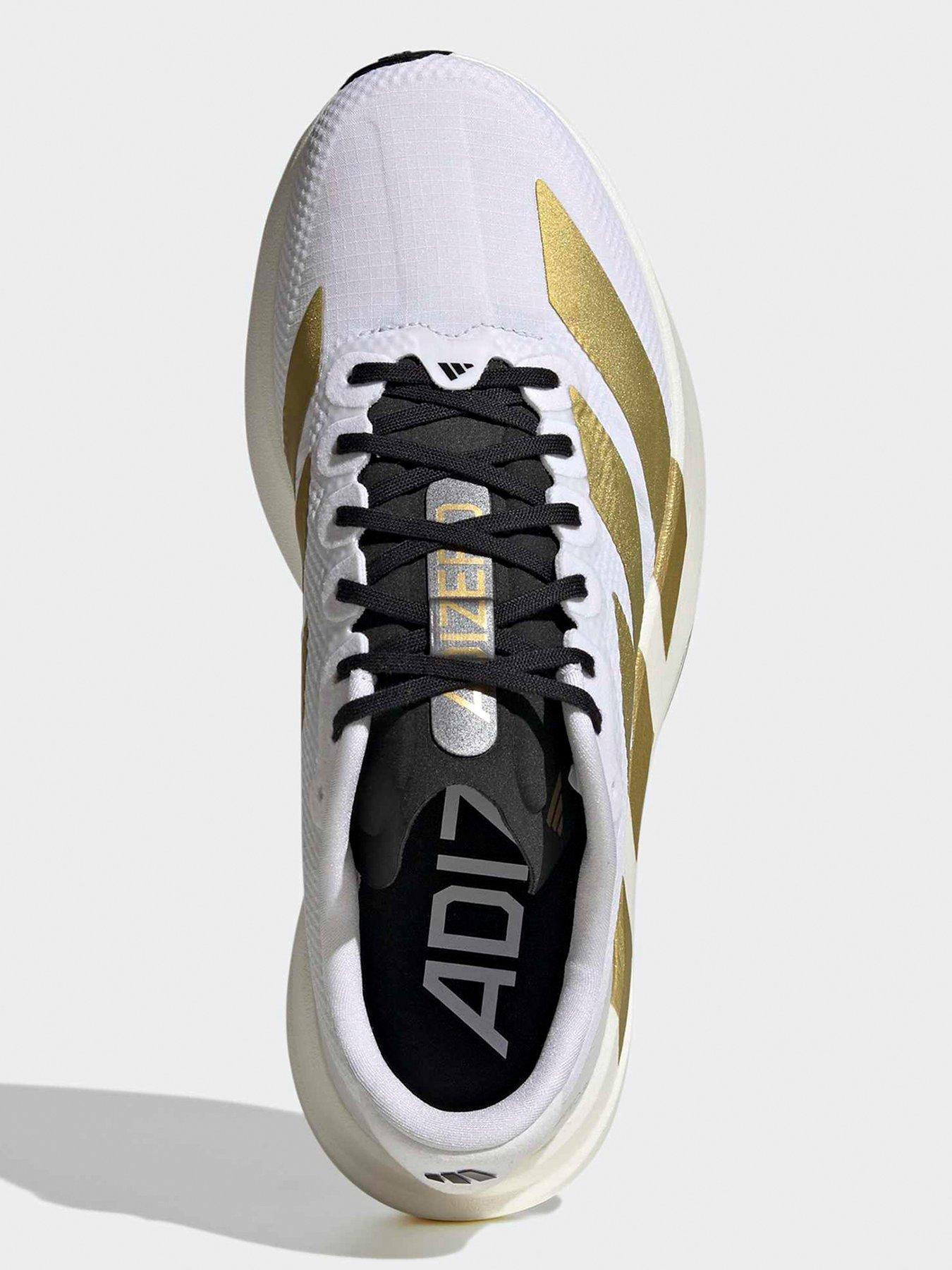 Image 4 of 7 of adidas Mens Running Adizero Evo Sl Woven Trainers - White