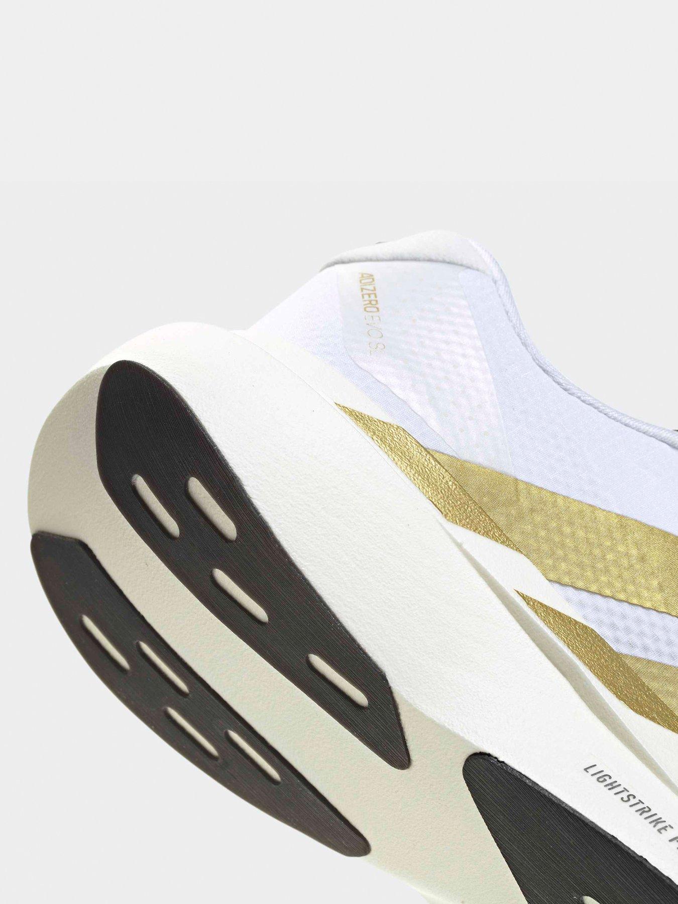 Image 6 of 7 of adidas Mens Running Adizero Evo Sl Woven Trainers - White