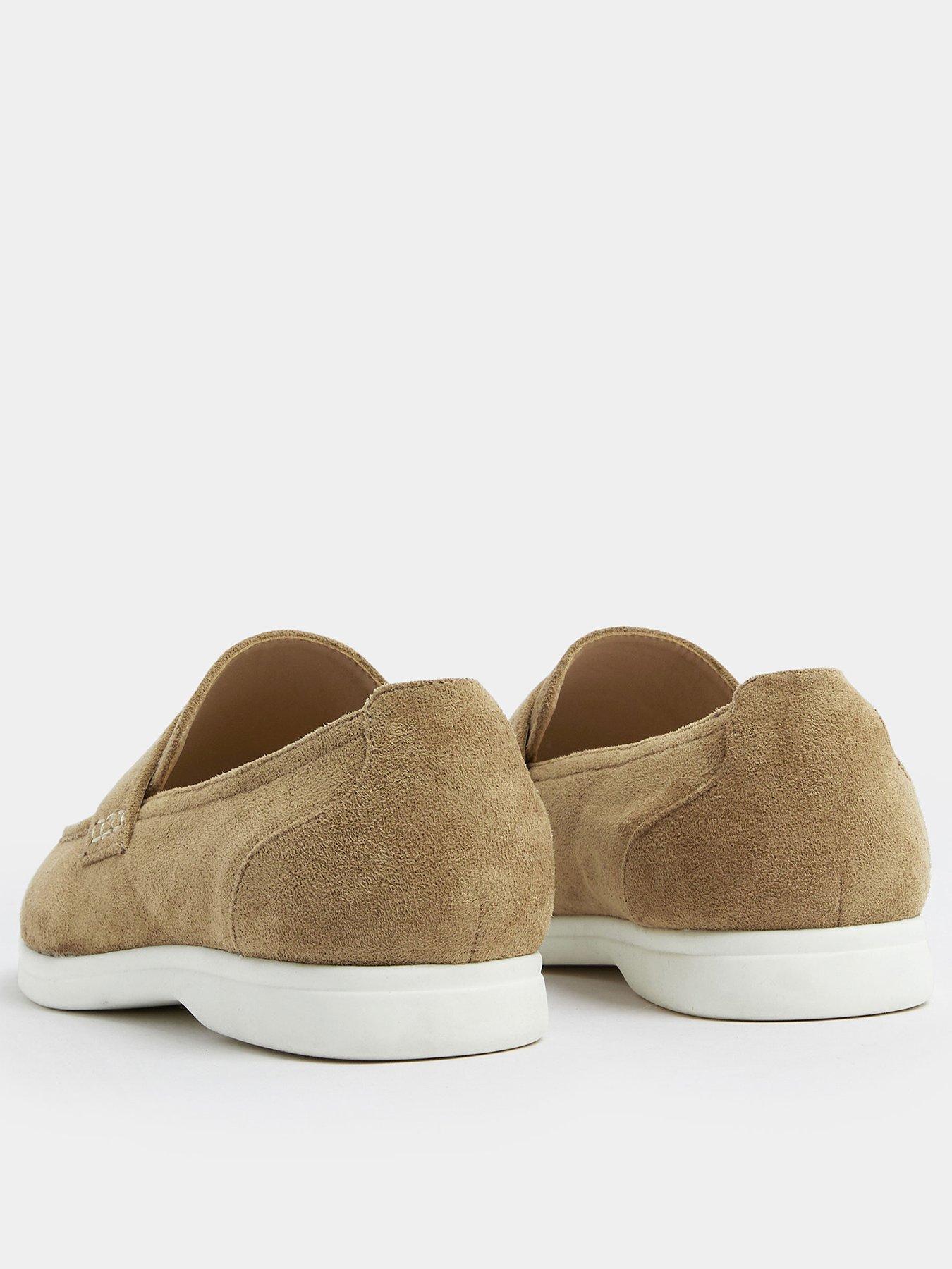 Image 3 of 4 of Yours Extra Wide Fit Flexi Loafers - Cream