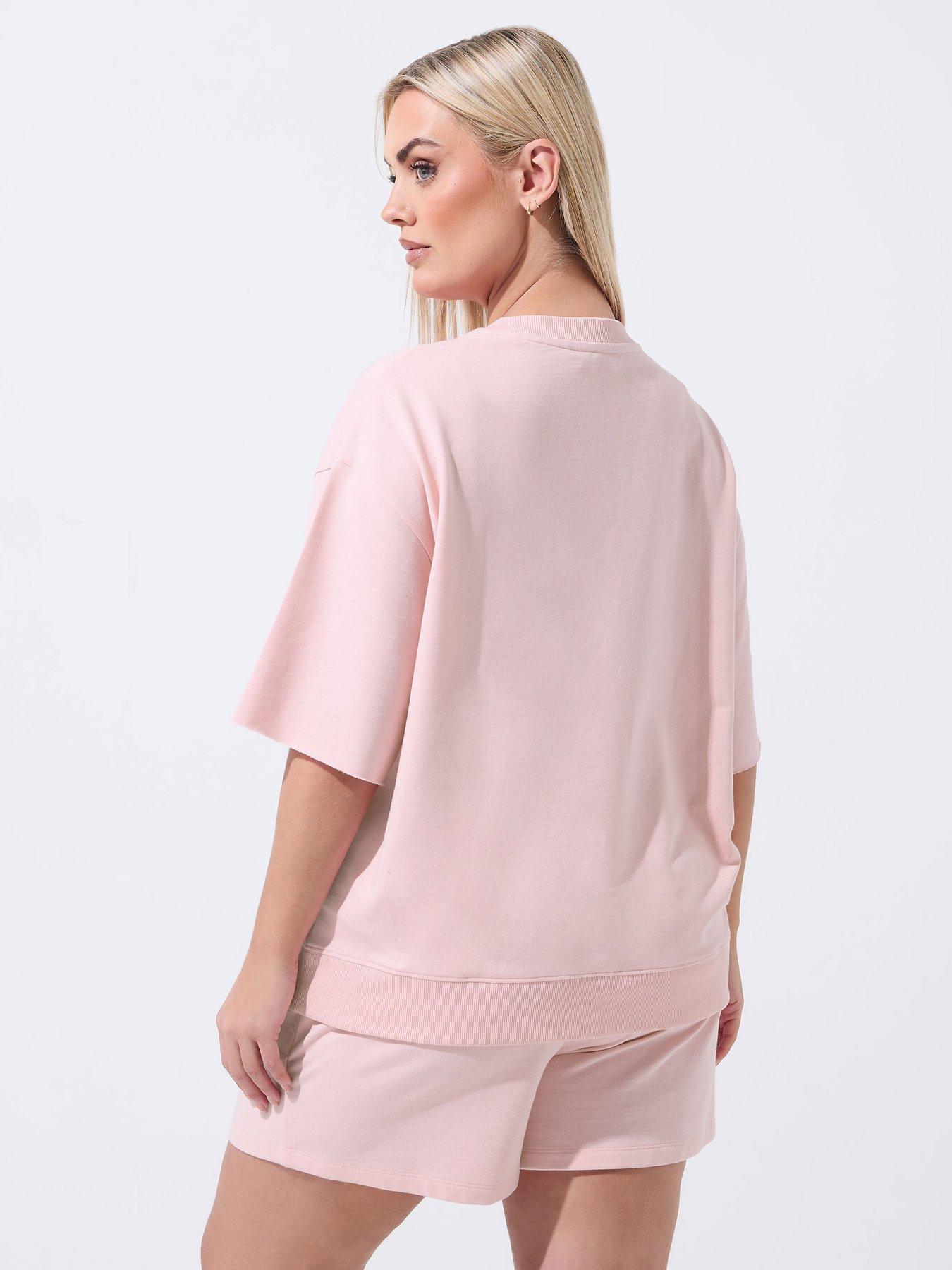  image of yours-curve-loopback-shorts-pink