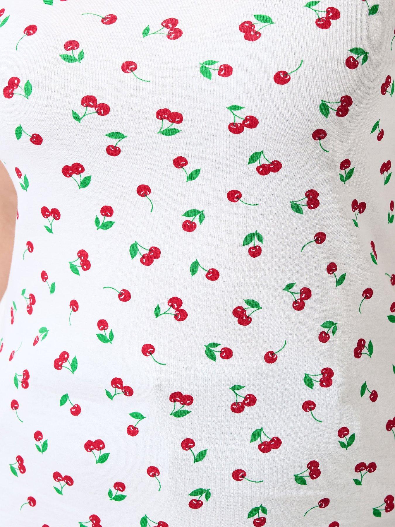  image of yours-curve-cherry-ribbed-vest