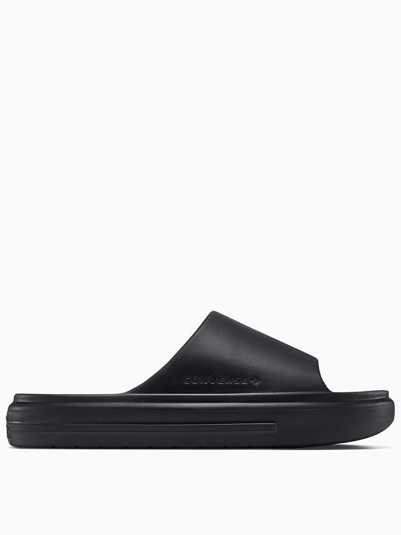 Converse Mens Essential Slide - Black