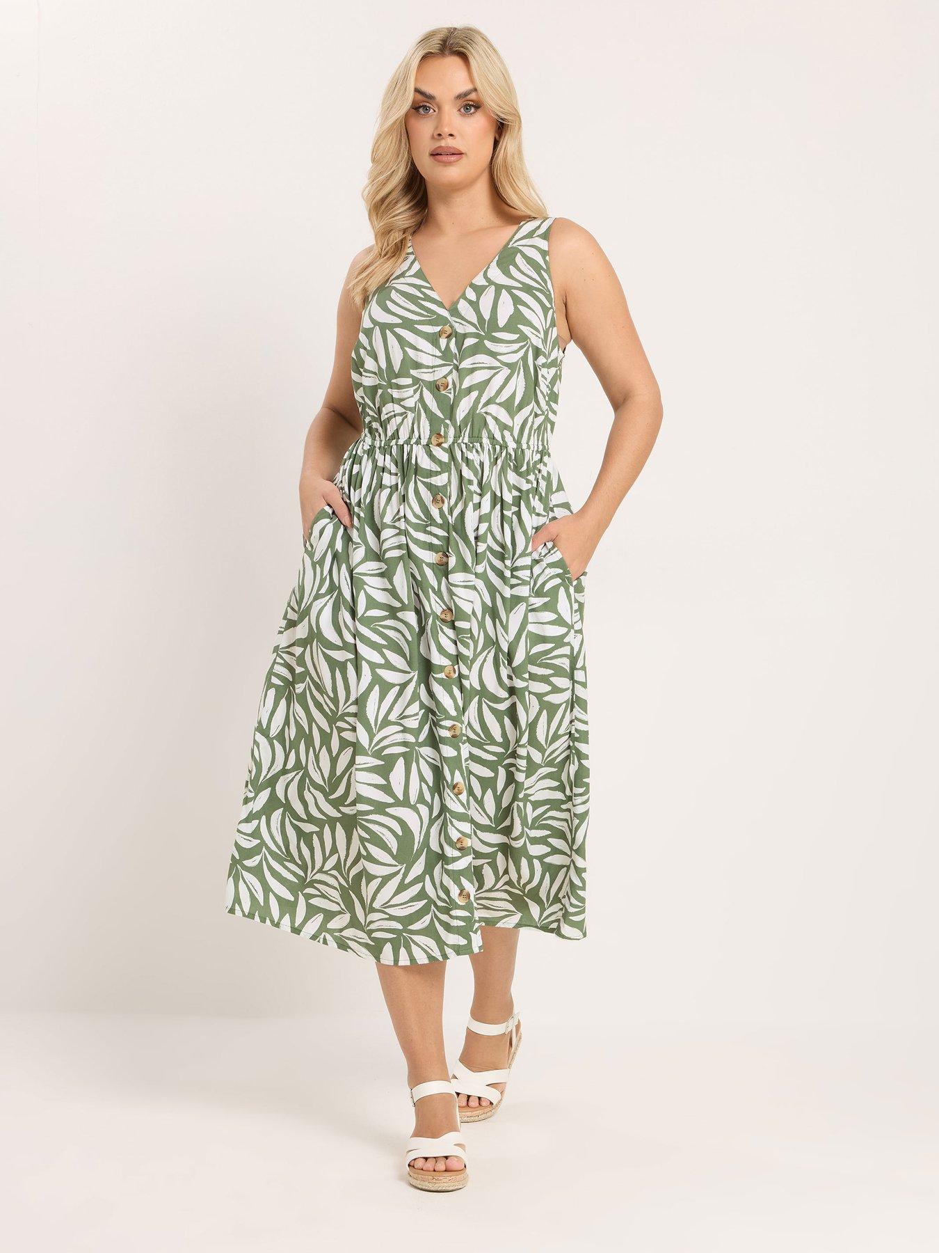 Yours Curve Button Through Sundress