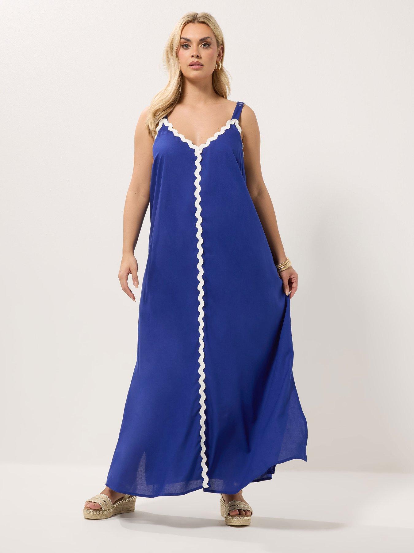 Yours Curve Ric-rac Maxi Dress