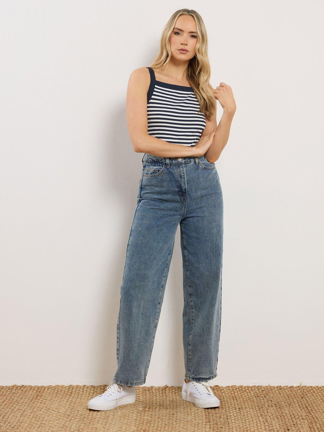  image of long-tall-sally-2-pack-high-neck-ribbed-vest-white