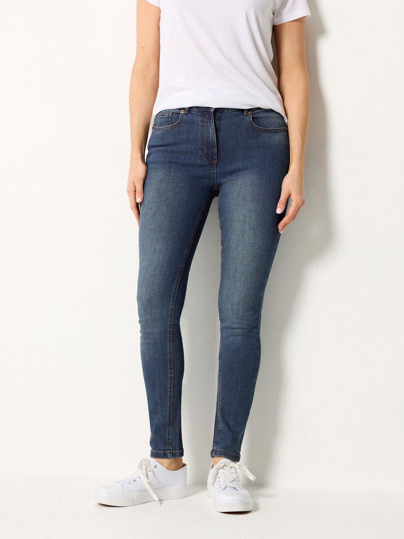 Long Tall Sally Skinny Jeans 36" - Blue