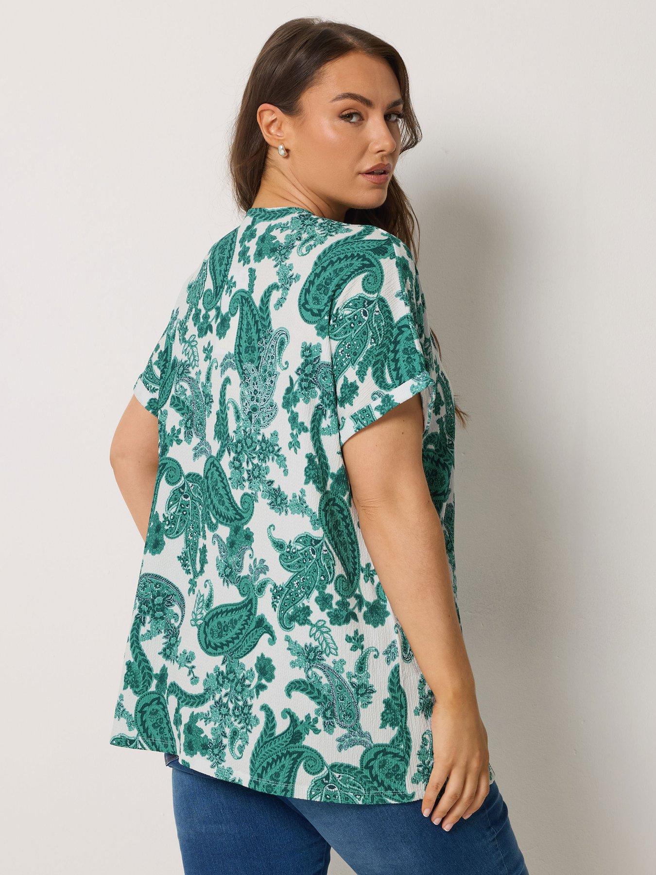  image of yours-curve-pleat-front-textured-top