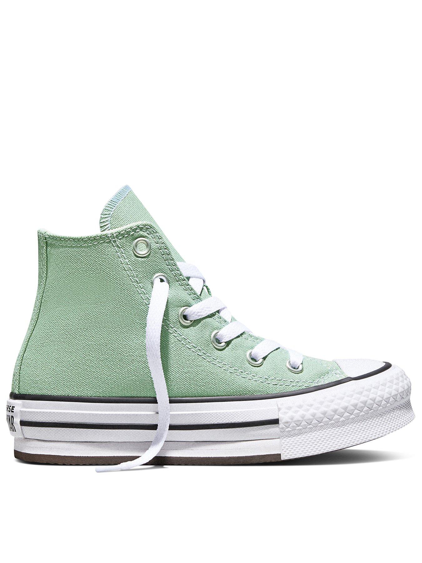 Converse Kids Chuck Taylor All Star Eva Lift High Top - Green