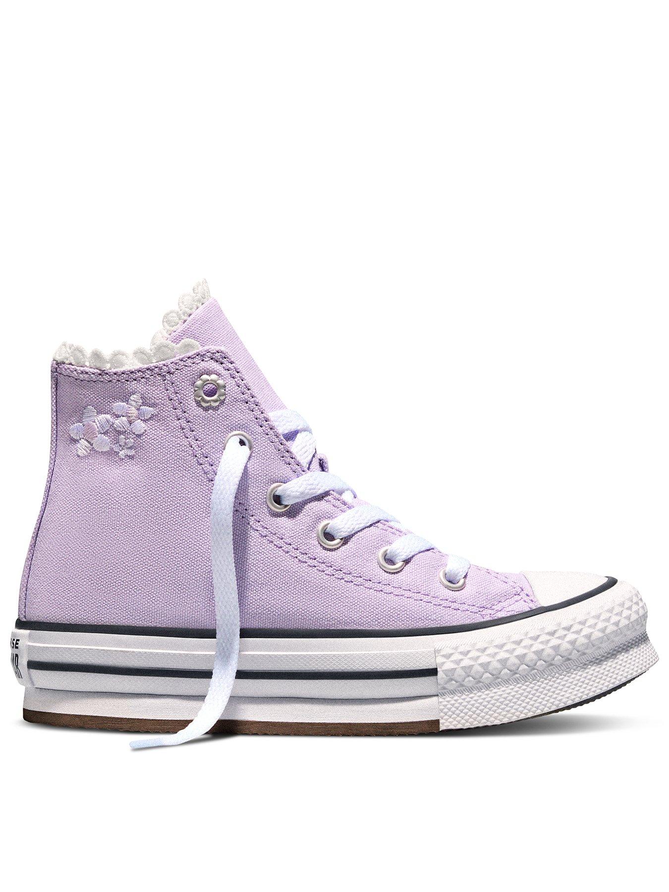 Converse Kids Chuck Taylor All Star Eva Lift High Top - Purple