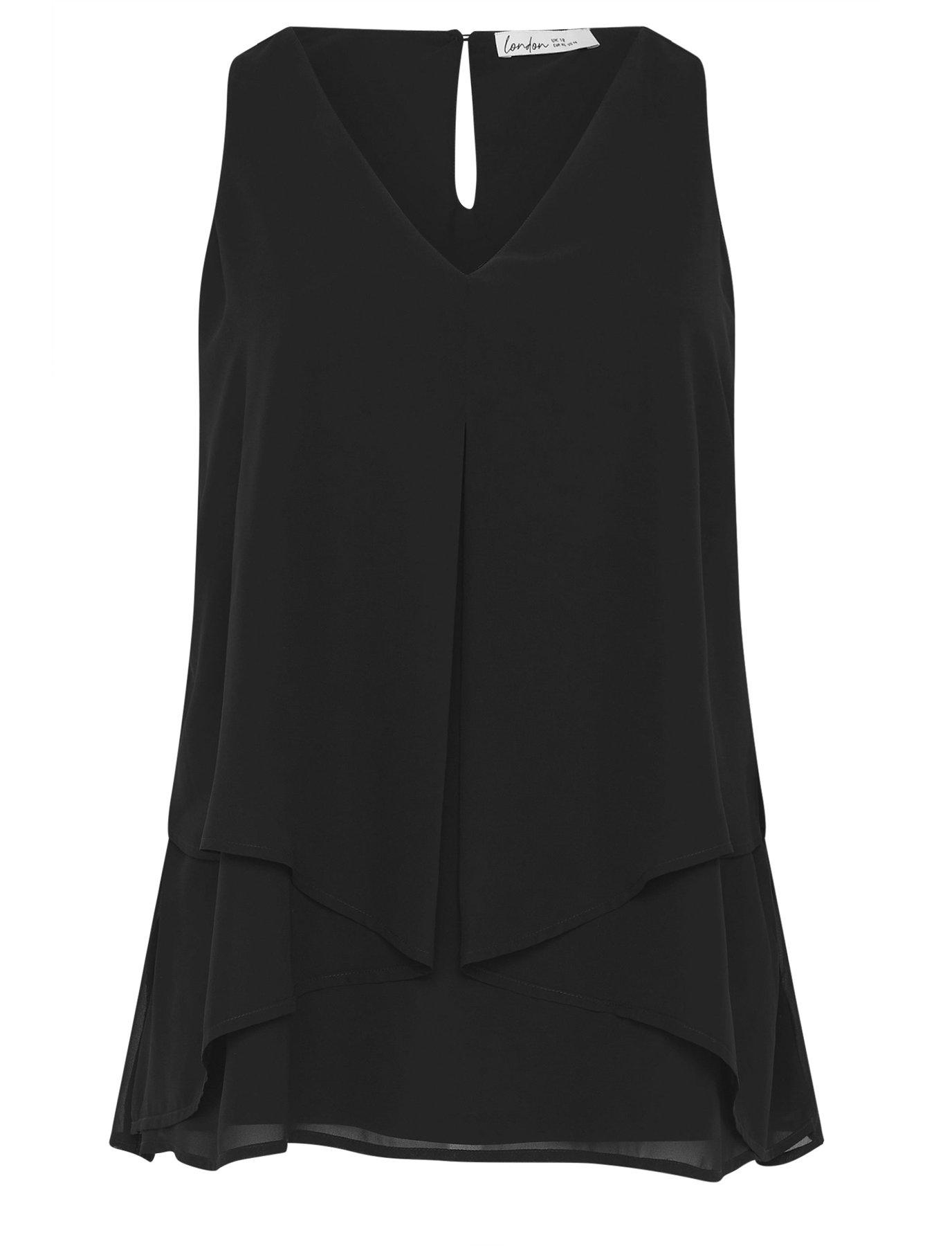  image of yours-curve-layered-top-black