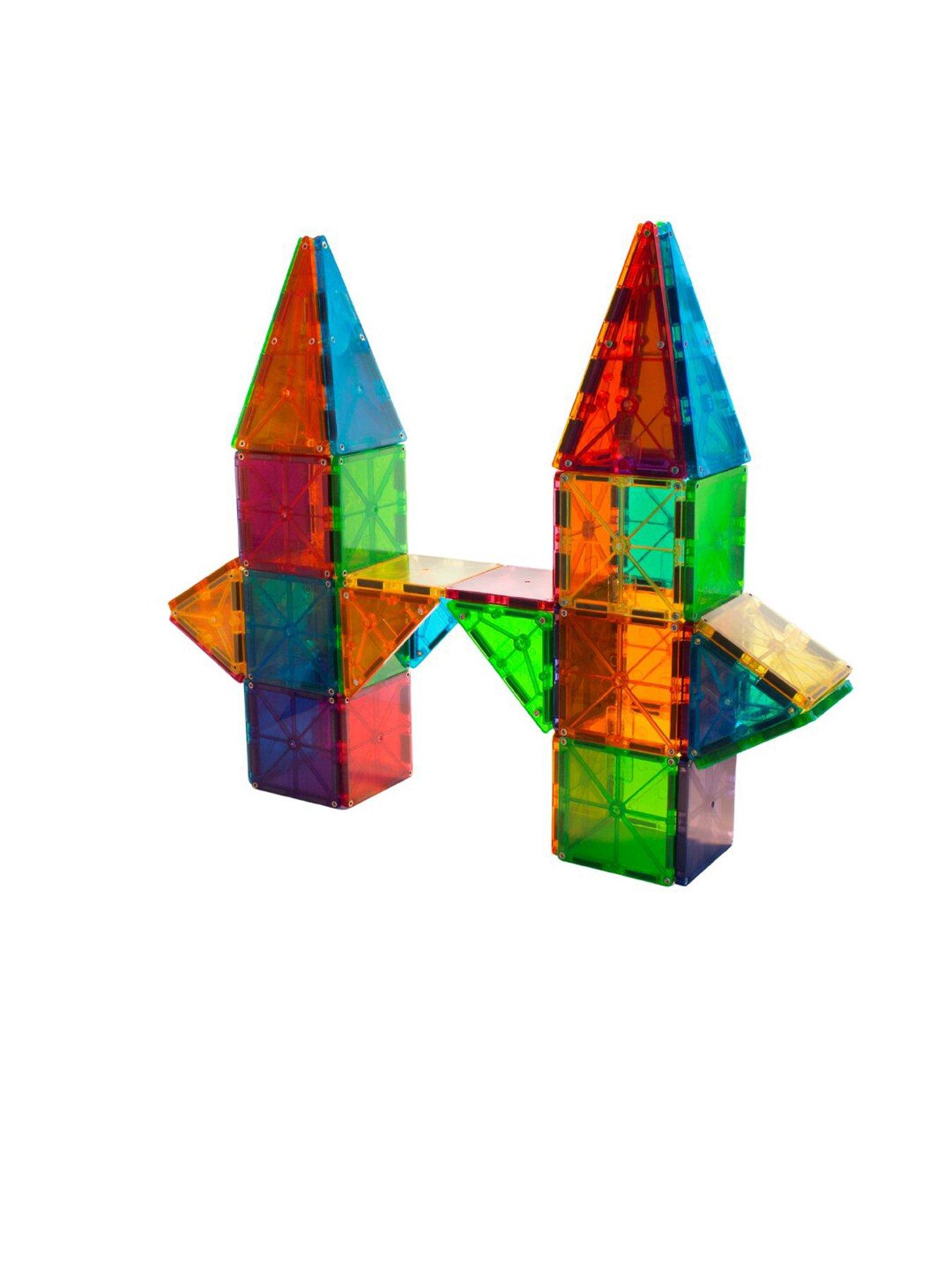 Magna-Tiles Clear Colors 100 Piece Set | Littlewoods