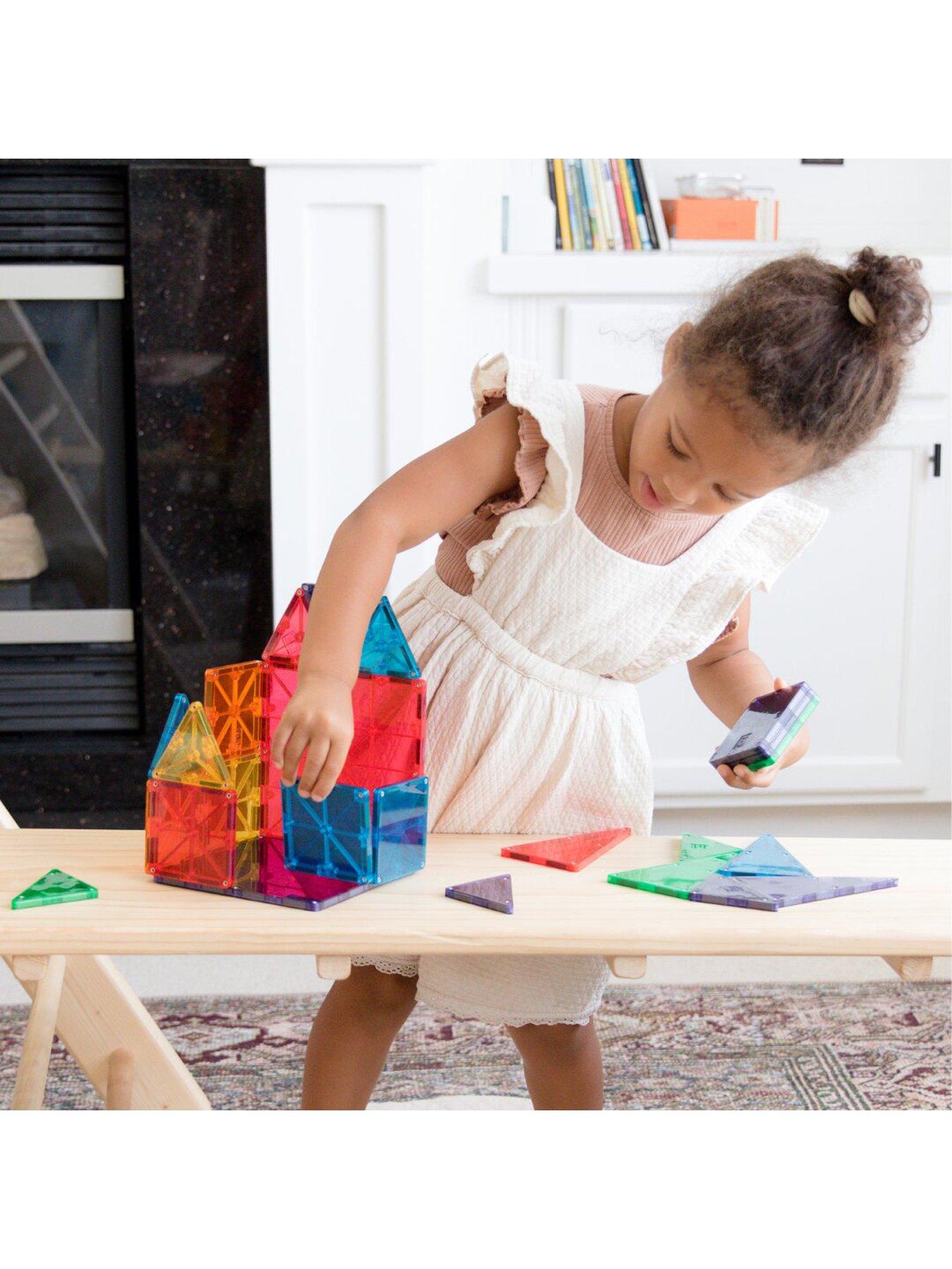  image of magna-tiles-clear-colors-100-piece-set