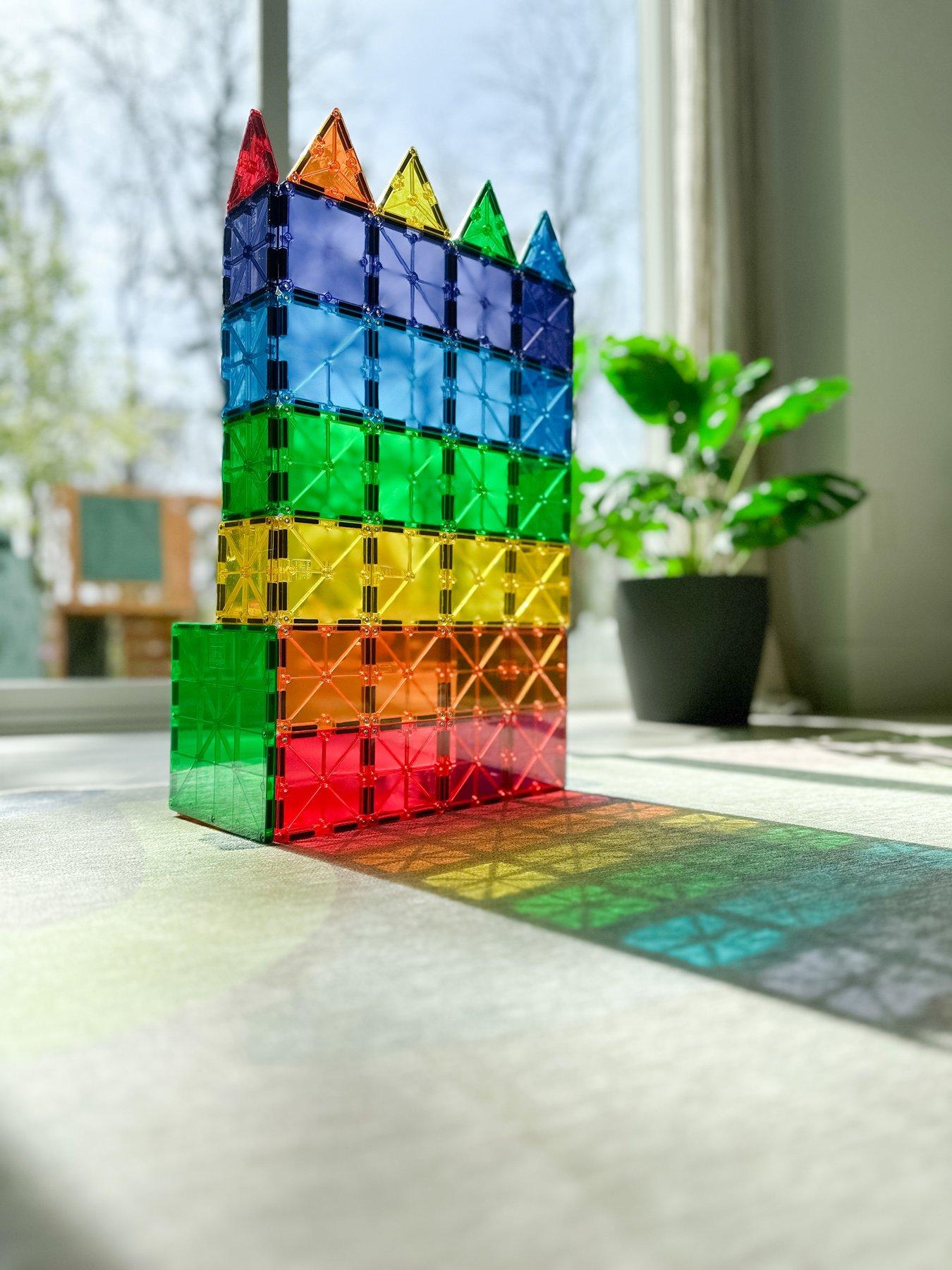 Magna-Tiles Clear Colors 100 Piece Set | Littlewoods