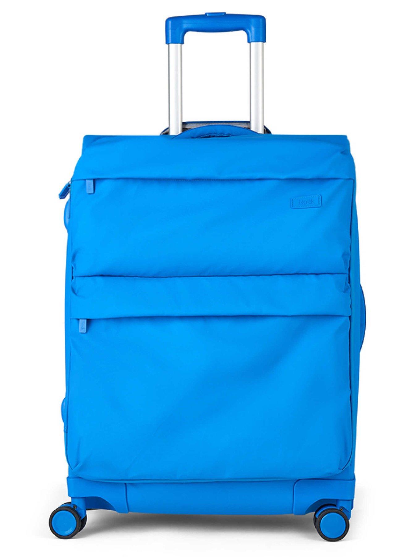 Image 2 of 5 of Rock Luggage Juniper Blue Medium Suitcase