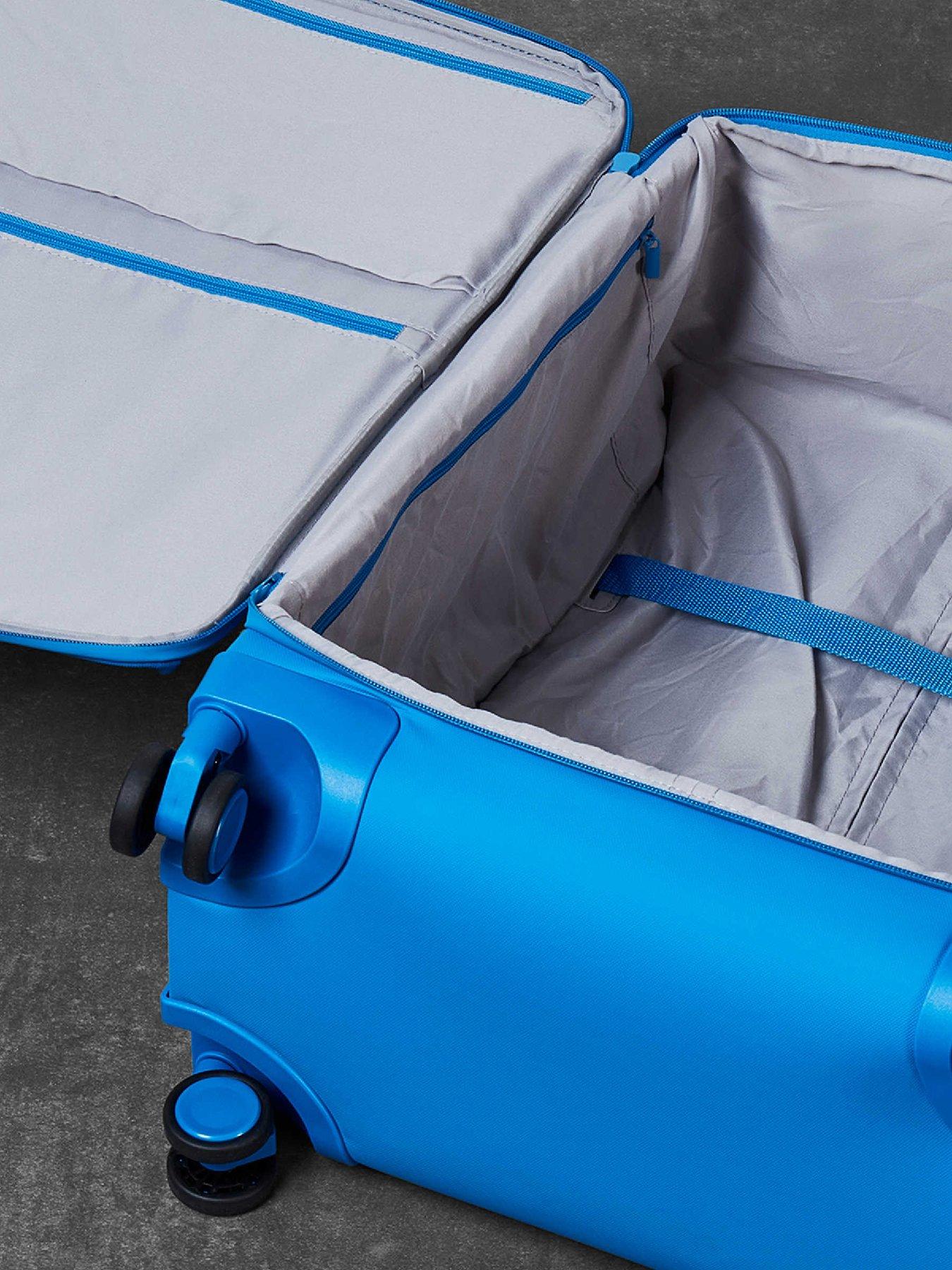  image of rock-luggage-juniper-blue-3pc-suitcase-set