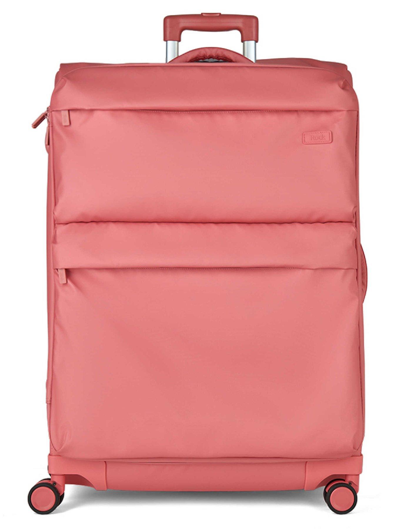  image of rock-luggage-juniper-coral-large-suitcase