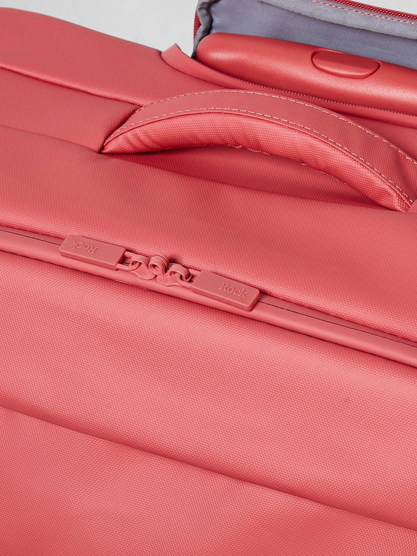  image of rock-luggage-juniper-coral-large-suitcase