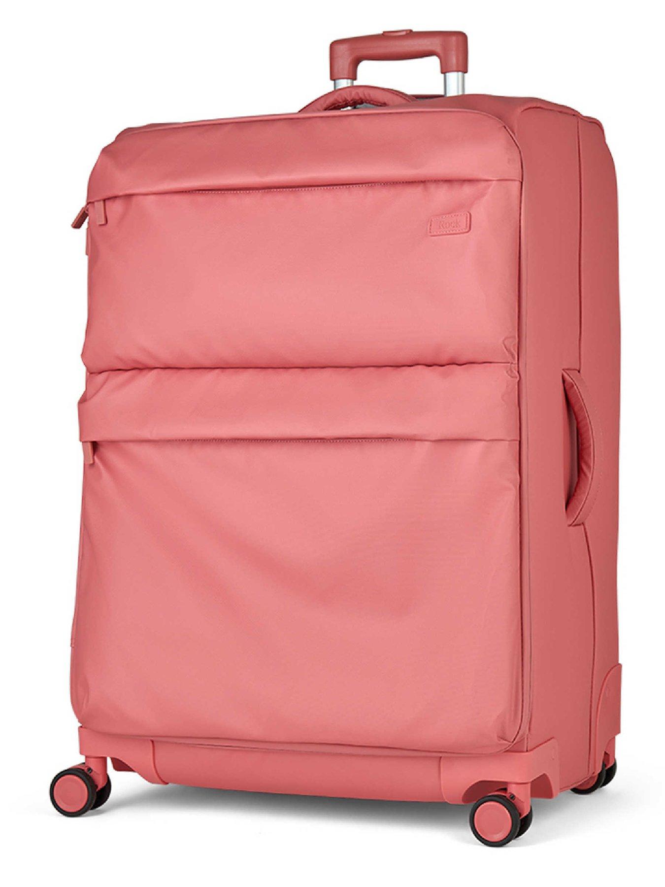 Image 2 of 5 of Rock Luggage Juniper Coral 3pc Suitcase Set