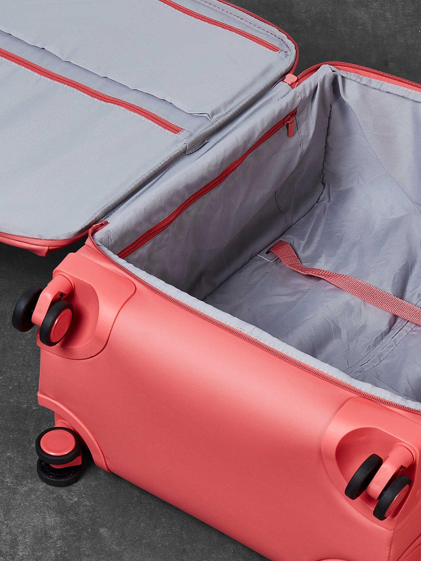 Image 4 of 5 of Rock Luggage Juniper Coral 3pc Suitcase Set