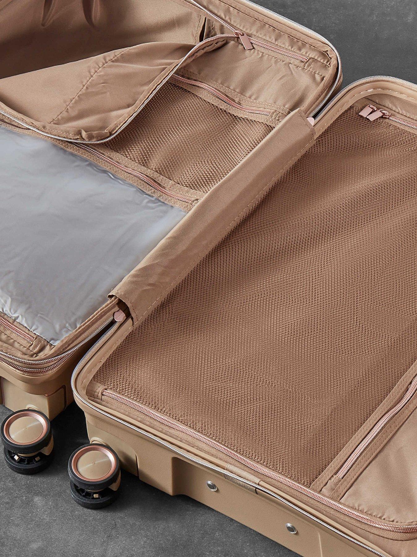  image of rock-luggage-astrid-beige-cabin-suitcase
