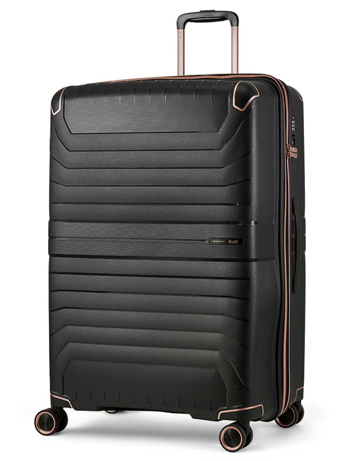 stillFront image of rock-luggage-astrid-black-3pc-suitcase-set